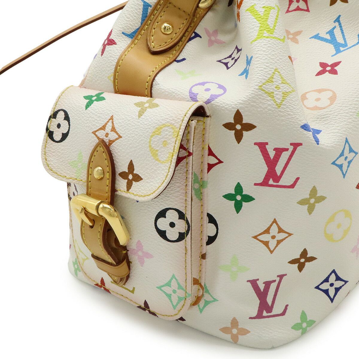 Louis Vuitton Louis Vuitton Louis Vuitton Petit Noe Monogram Multicolore shoulder bag Textile Shoulder Bag M42229 DUTY FREE for USA Size ONE SIZE - 8 Thumbnail