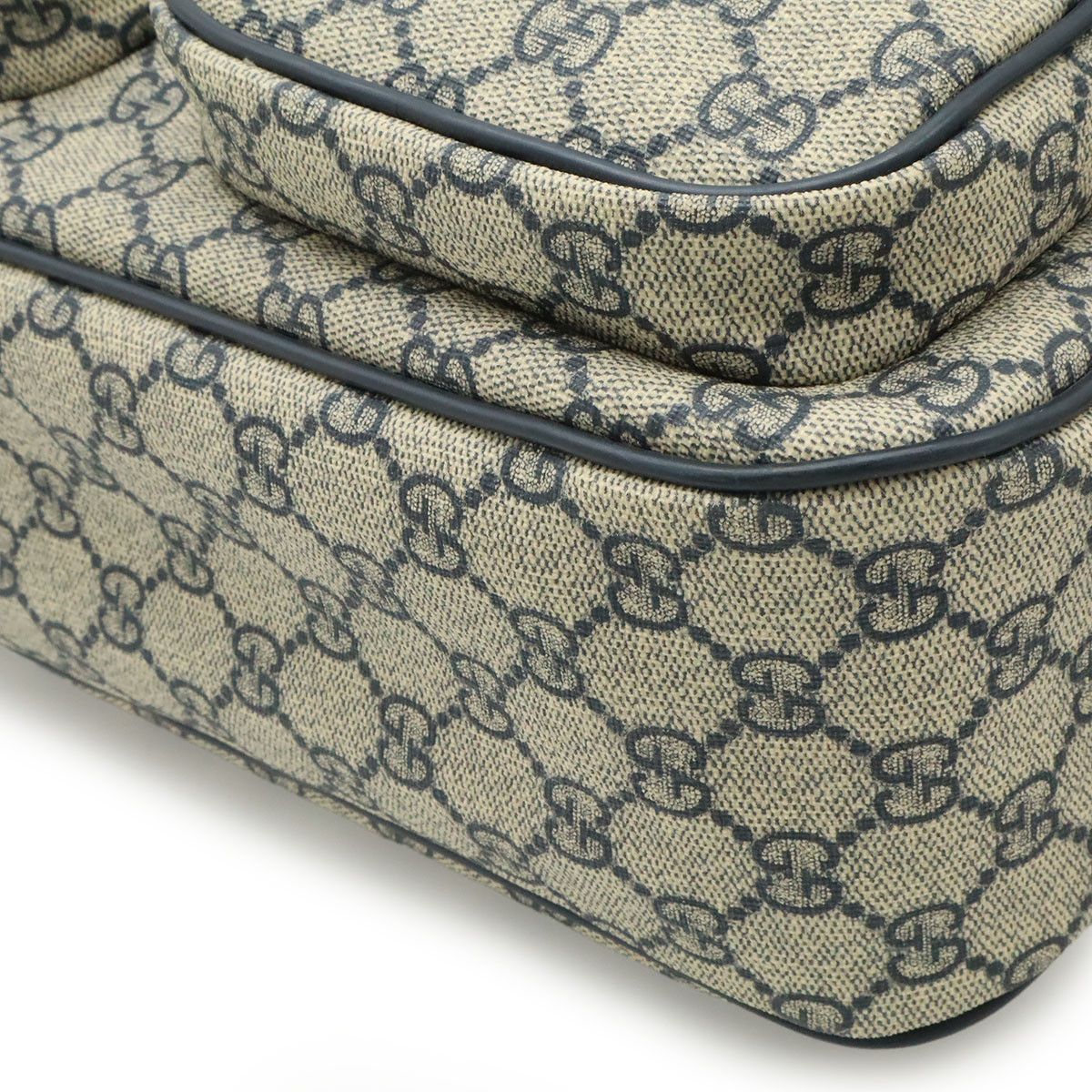 Gucci Gucci Gucci GG Supreme PVC Coated Canvas Leather Shoulder Bag Textile Shoulder Bag 246881 DUTY FREE for USA Size ONE SIZE - 3 Thumbnail