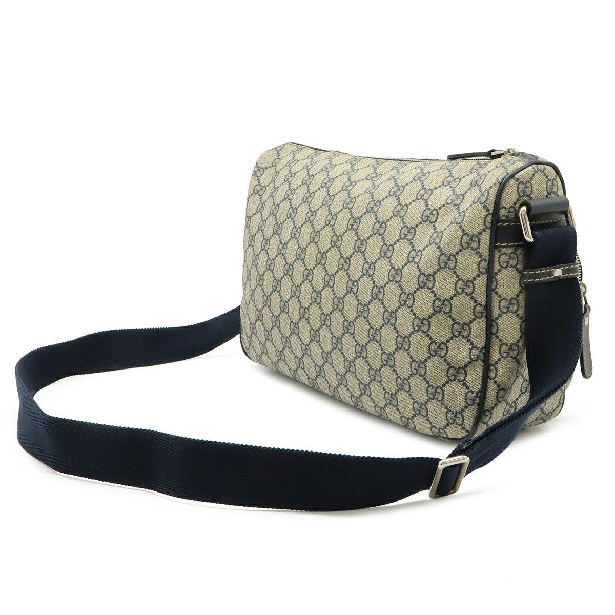 Gucci Gucci Gucci GG Supreme PVC Coated Canvas Leather Shoulder Bag Textile Shoulder Bag 246881 DUTY FREE for USA Size ONE SIZE - 2 Thumbnail