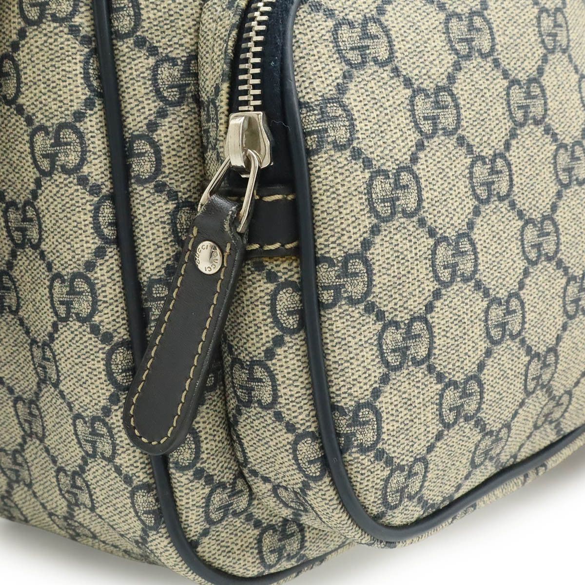 Gucci Gucci Gucci GG Supreme PVC Coated Canvas Leather Shoulder Bag Textile Shoulder Bag 246881 DUTY FREE for USA Size ONE SIZE - 9 Thumbnail