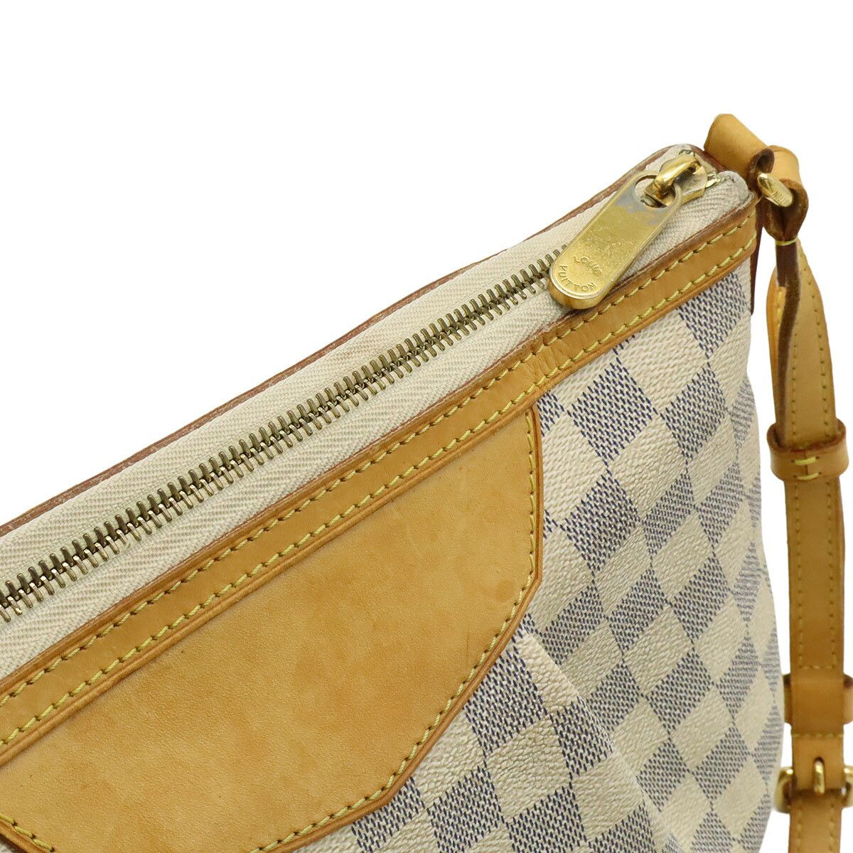 Louis Vuitton Louis Vuitton Louis Vuitton Siracusa PM Damier Azur shoulder bag Textile Crossbody Bag N41113 DUTY FREE for USA Size ONE SIZE - 6 Thumbnail