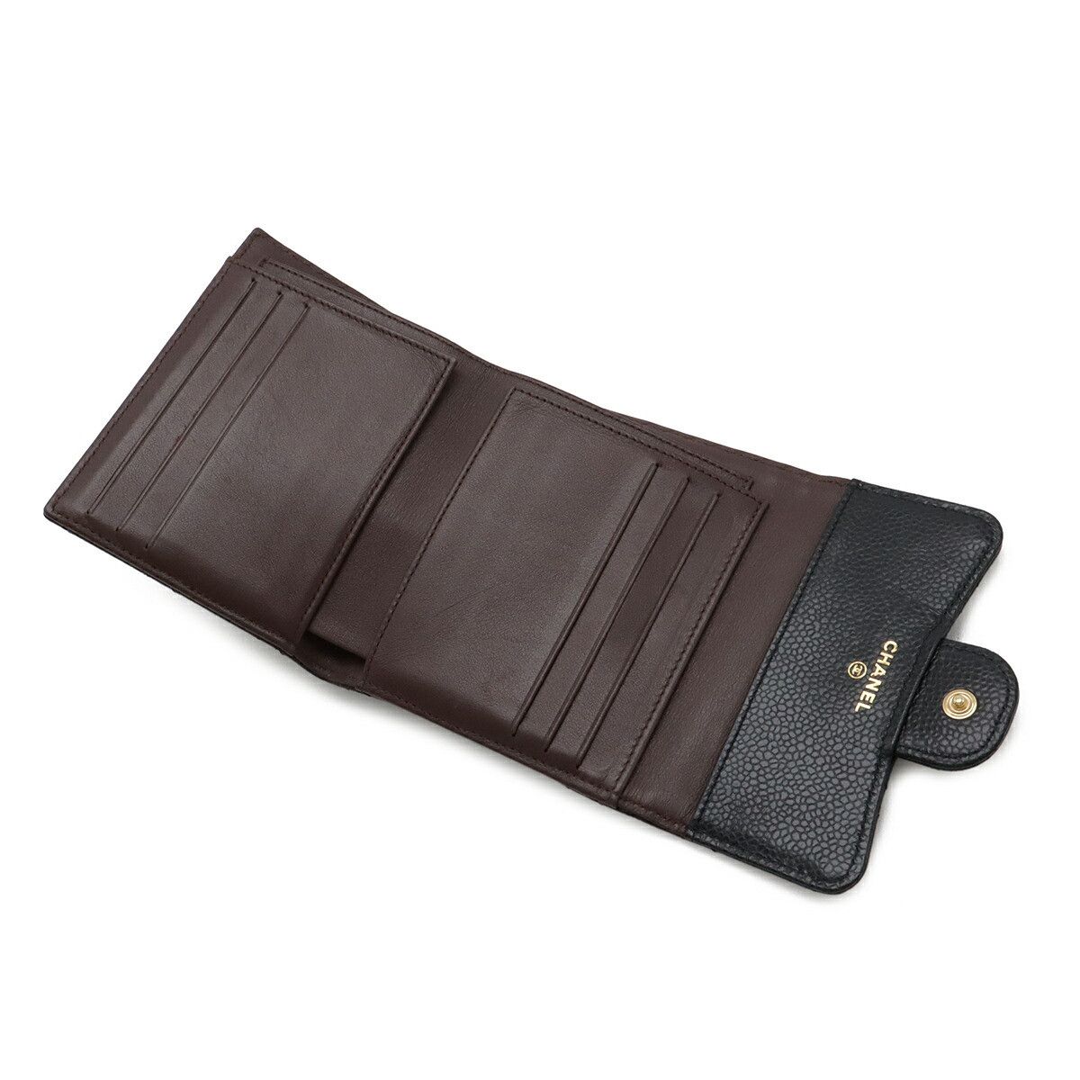 Chanel Chanel Chanel Classic Caviar Skin Wallet Leather Short Wallet AP0231 DUTY FREE for USA Size ONE SIZE - 6 Thumbnail
