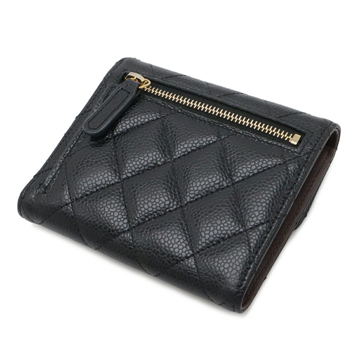 Chanel Chanel Chanel Classic Caviar Skin Wallet Leather Short Wallet AP0231 DUTY FREE for USA Size ONE SIZE - 2 Thumbnail