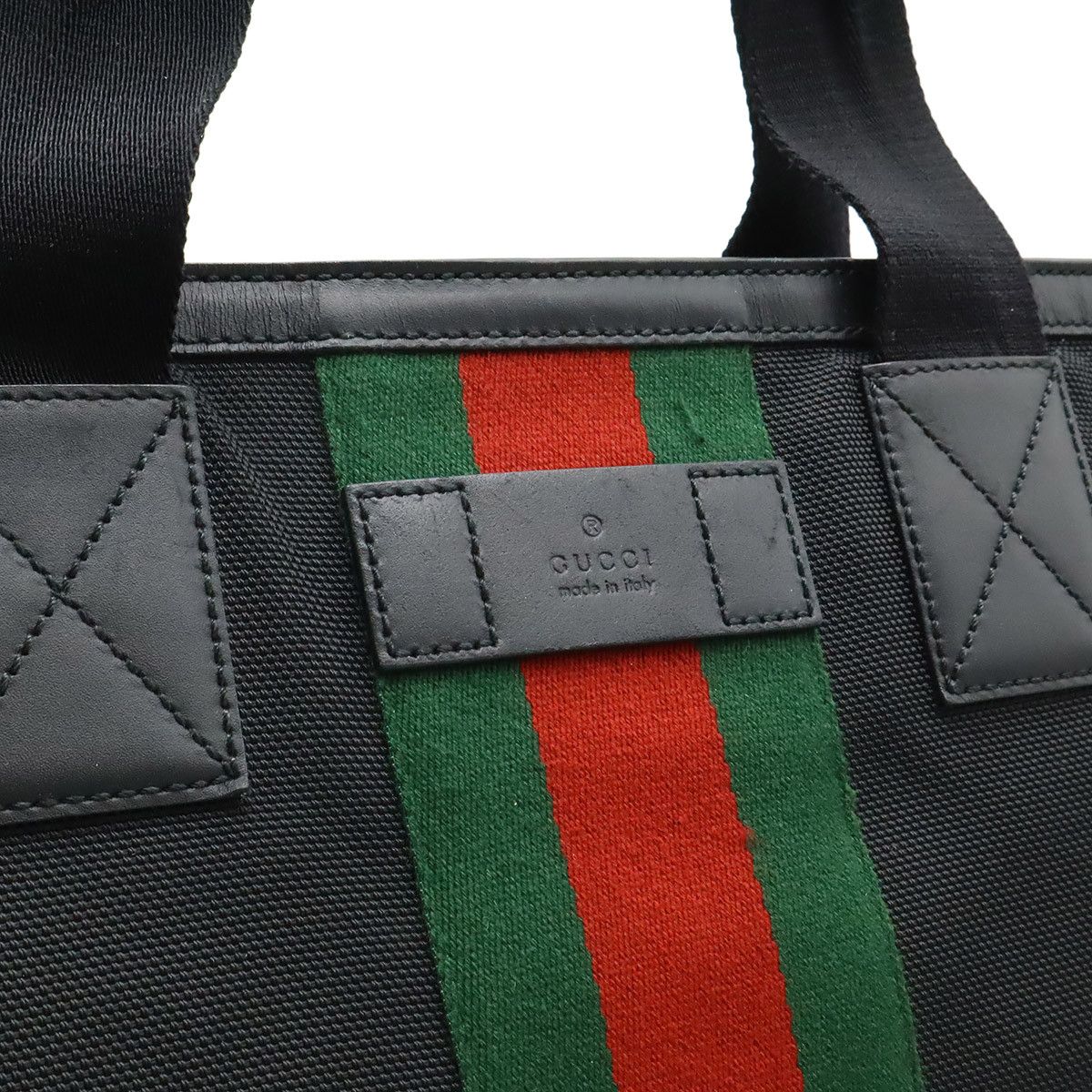 Gucci Gucci Gucci Nylon Canvas Tote Bag Textile Tote Bag 631245 DUTY FREE for USA Size ONE SIZE - 9 Thumbnail