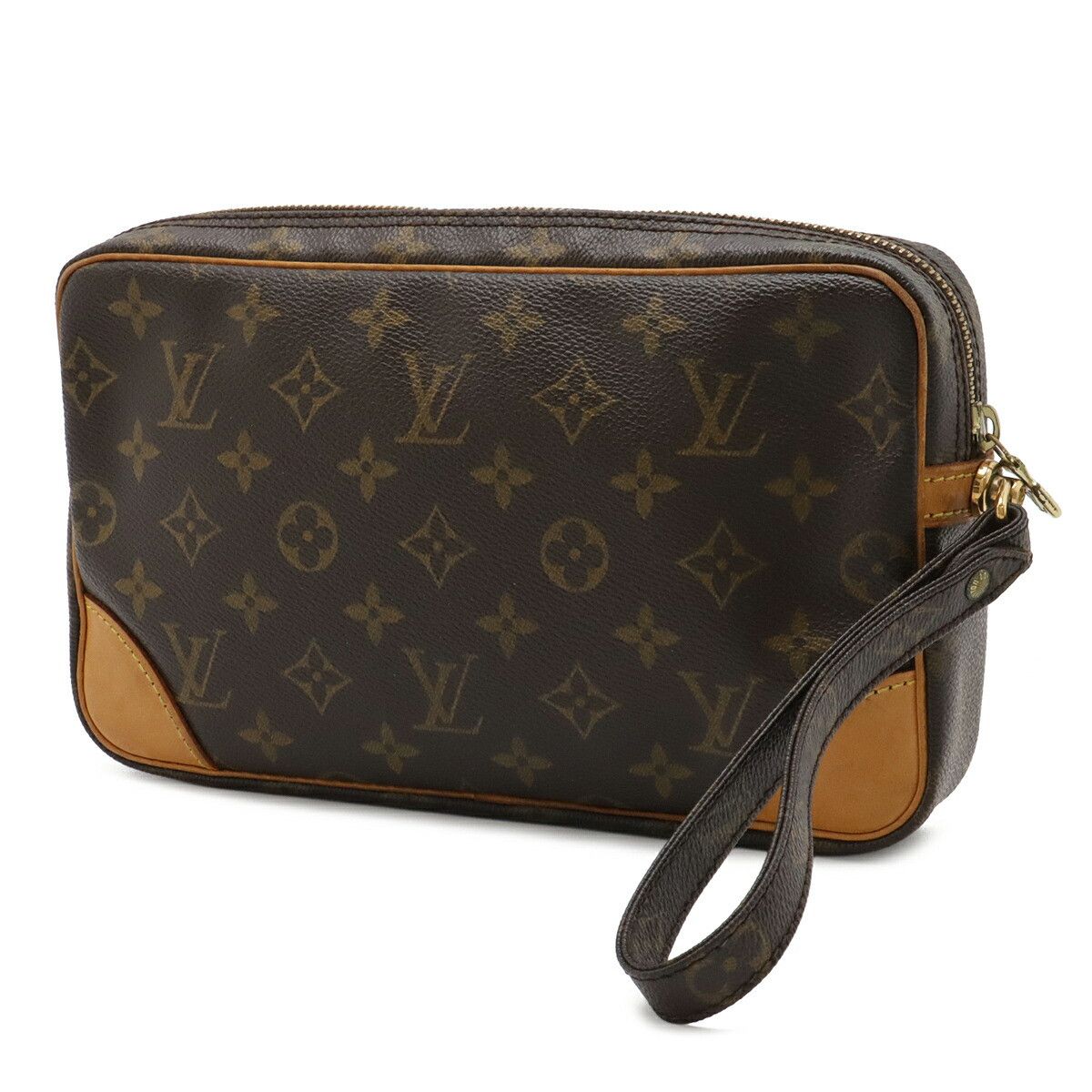 Louis Vuitton Louis Vuitton Louis Vuitton Marly Dragonne Monogram clutch bag Textile Handbag M51825 DUTY FREE for USA Size ONE SIZE - 2 Thumbnail