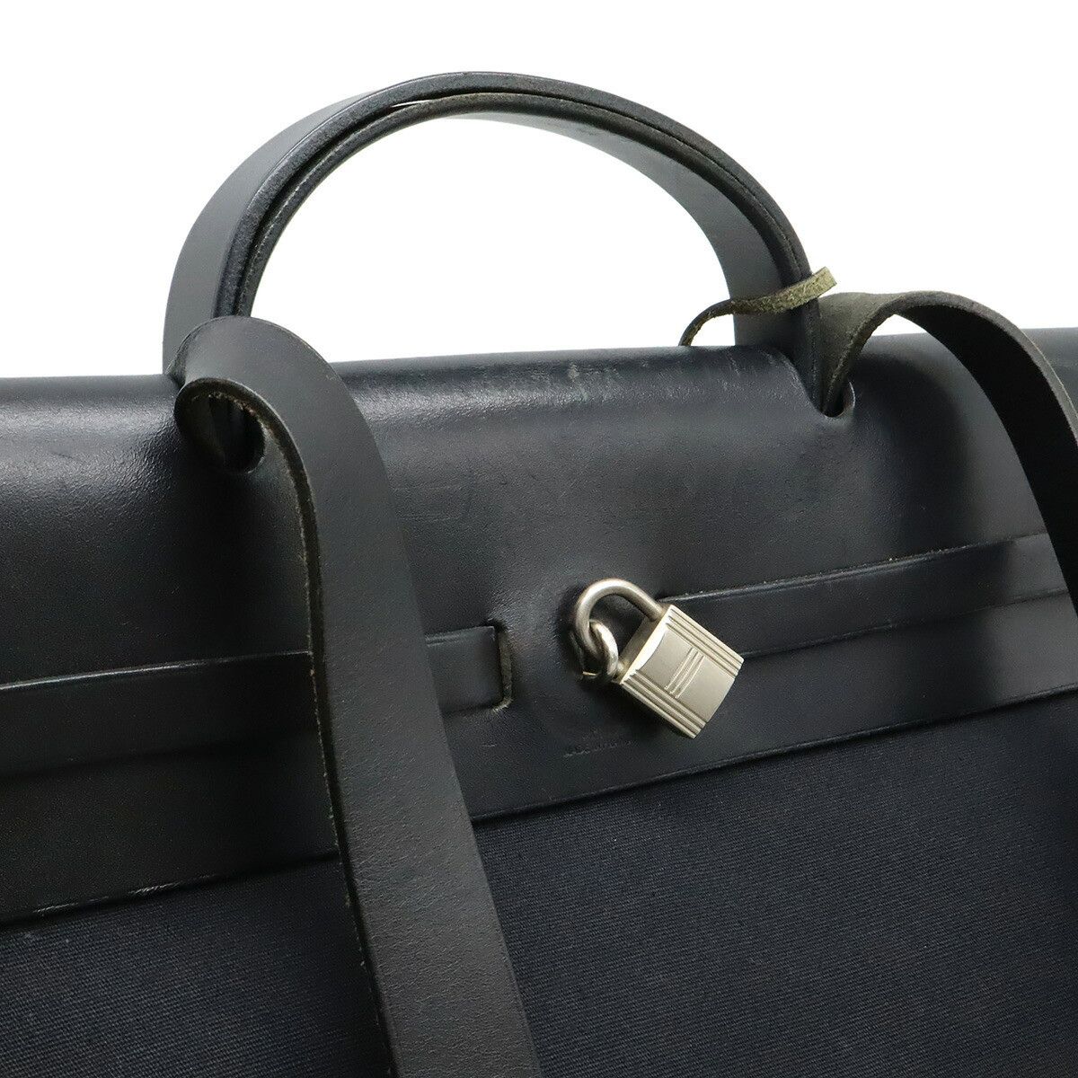 Hermes Hermes Hermes Herbag GM Canvas 2way bag Leather Shoulder Bag D DUTY FREE for USA Size ONE SIZE - 5 Thumbnail