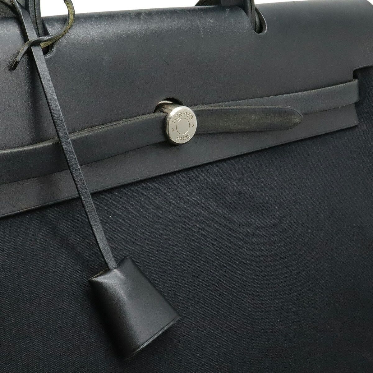Hermes Hermes Hermes Herbag GM Canvas 2way bag Leather Shoulder Bag D DUTY FREE for USA Size ONE SIZE - 7 Thumbnail