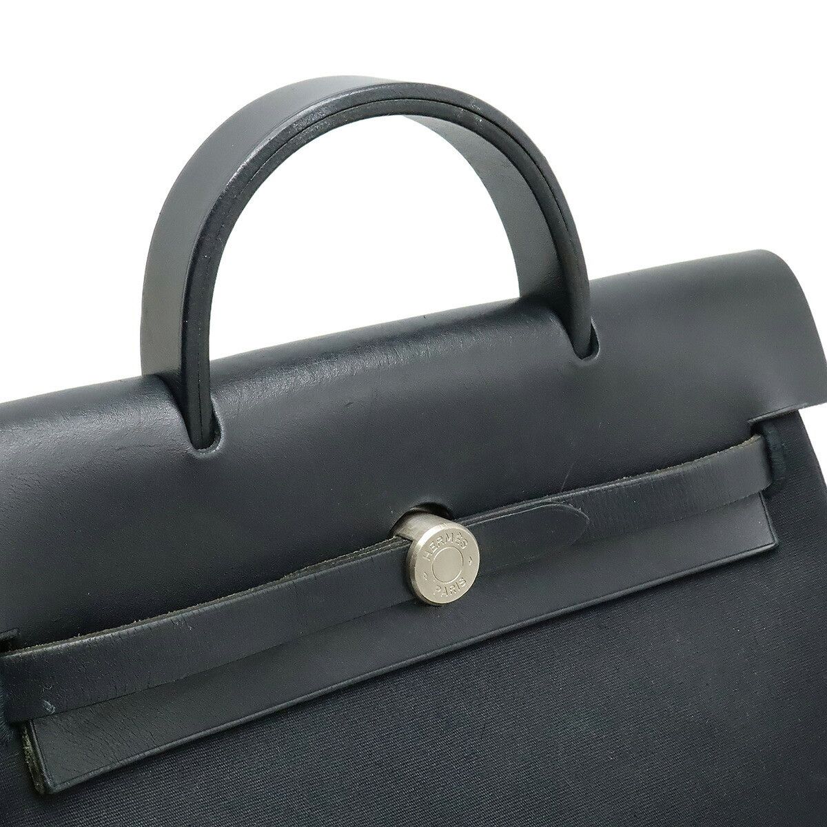 Hermes Hermes Hermes Herbag AD PM Toile Officier Leather 2way bag Leather Backpack E DUTY FREE for USA Size ONE SIZE - 7 Thumbnail
