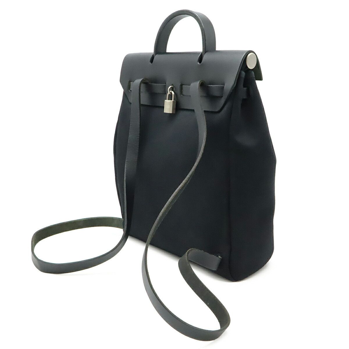 Hermes Hermes Hermes Herbag AD PM Toile Officier Leather 2way bag Leather Backpack E DUTY FREE for USA Size ONE SIZE - 2 Thumbnail