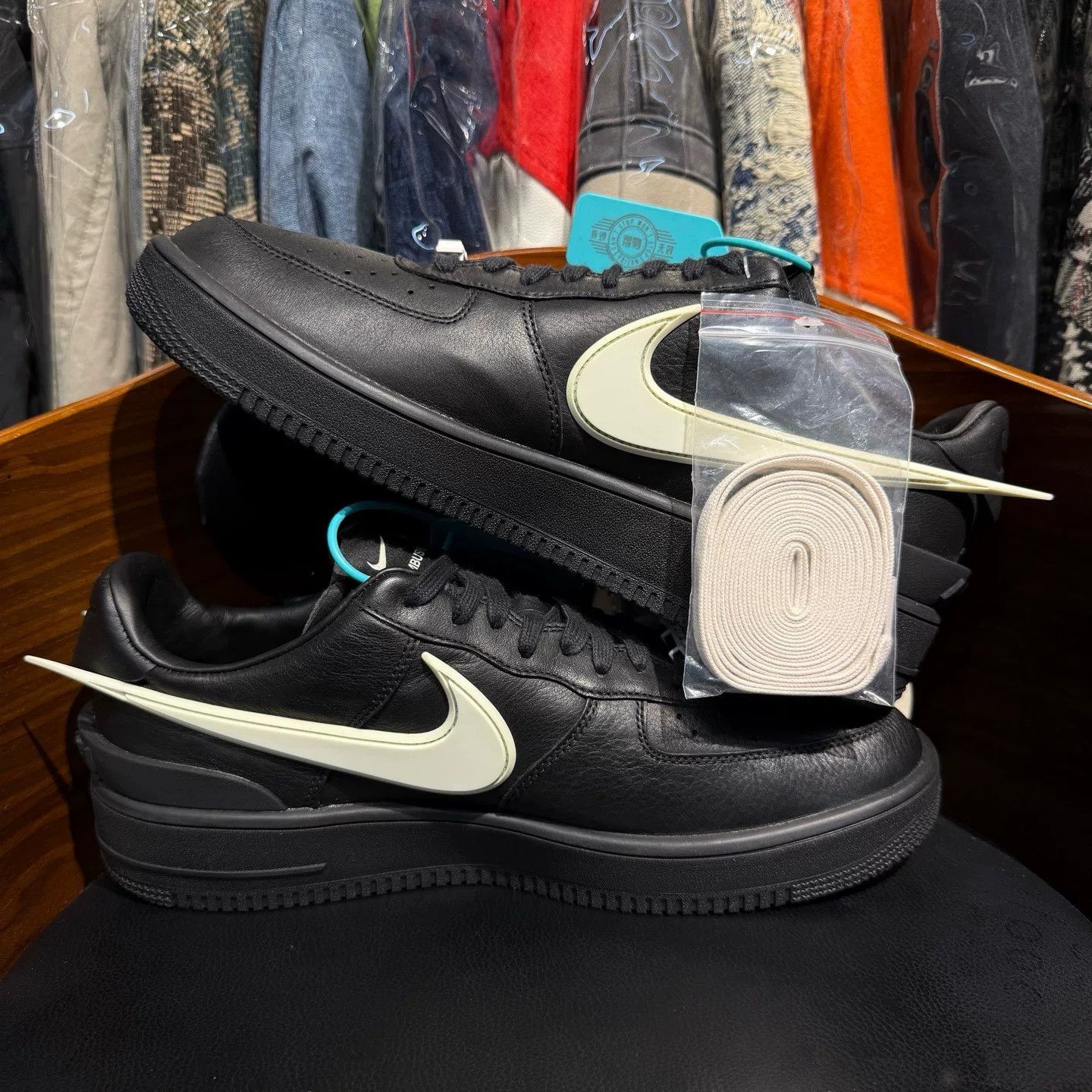 Nike Ambush AF1 Black Lowtop Sneakers 47.5 Men Size US 14 / EU 47 - 7 Thumbnail