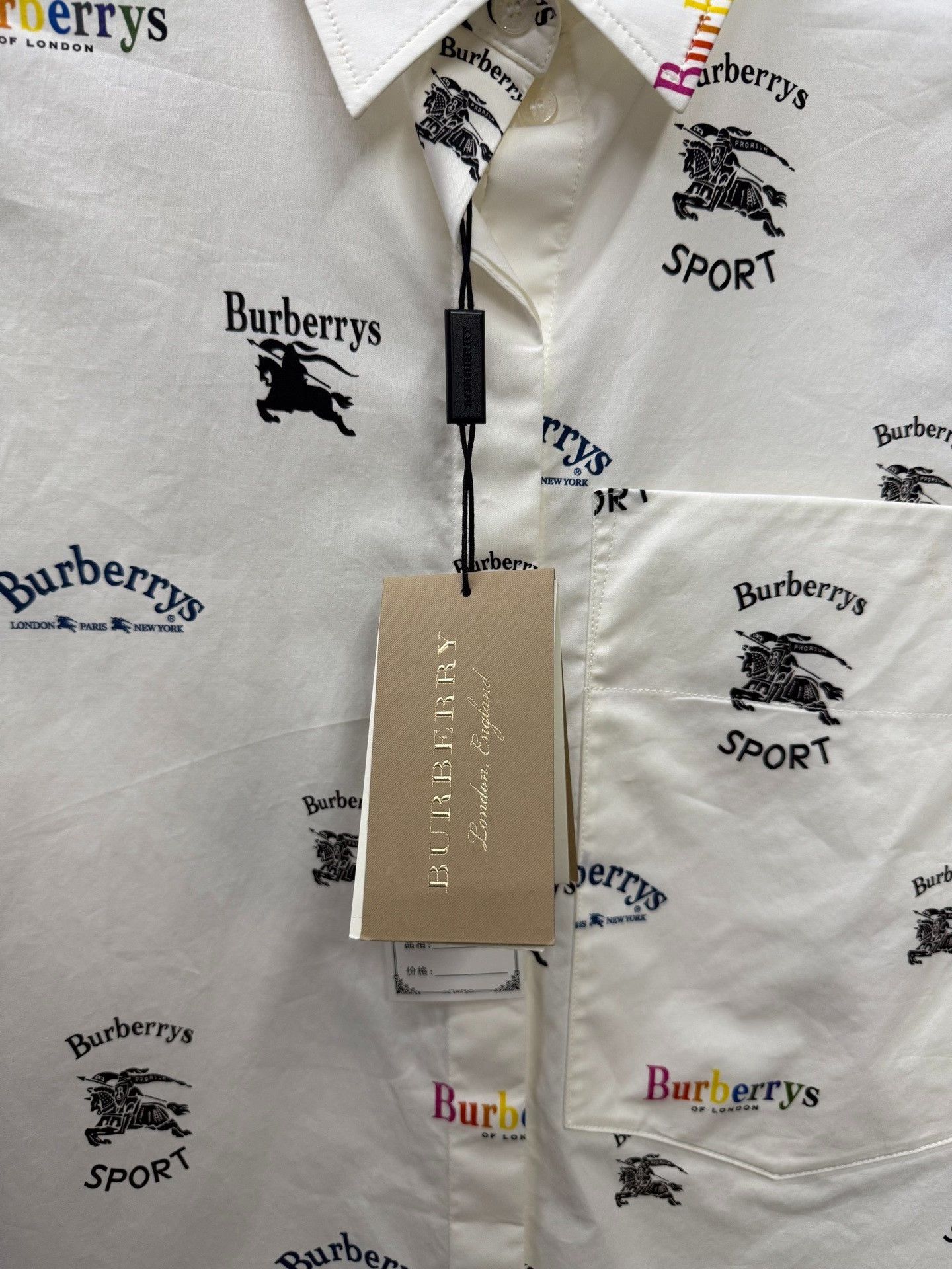 Burberry Burberry Rainbow Multi Shirt m Men Size US M / EU 48-50 / 2 - 3 Thumbnail