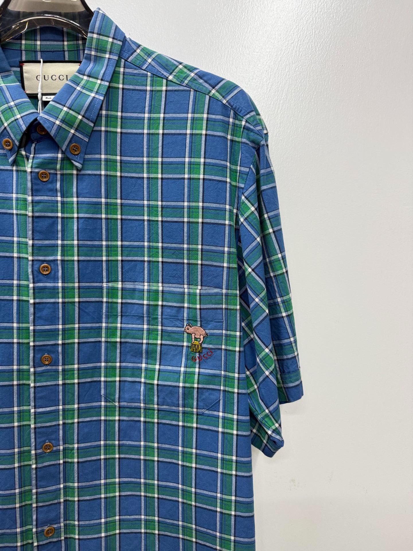 Gucci Gucci Plaid Shirt m Men Size US M / EU 48-50 / 2 - 3 Thumbnail