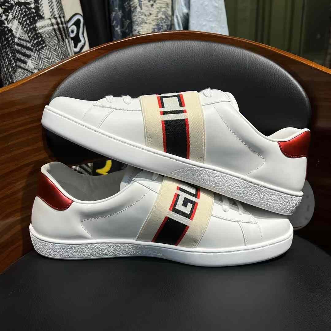 Gucci Gucci Red Lowtop Sneakers 10.5 Men Size US 10.5 / EU 43-44 - 7 Thumbnail