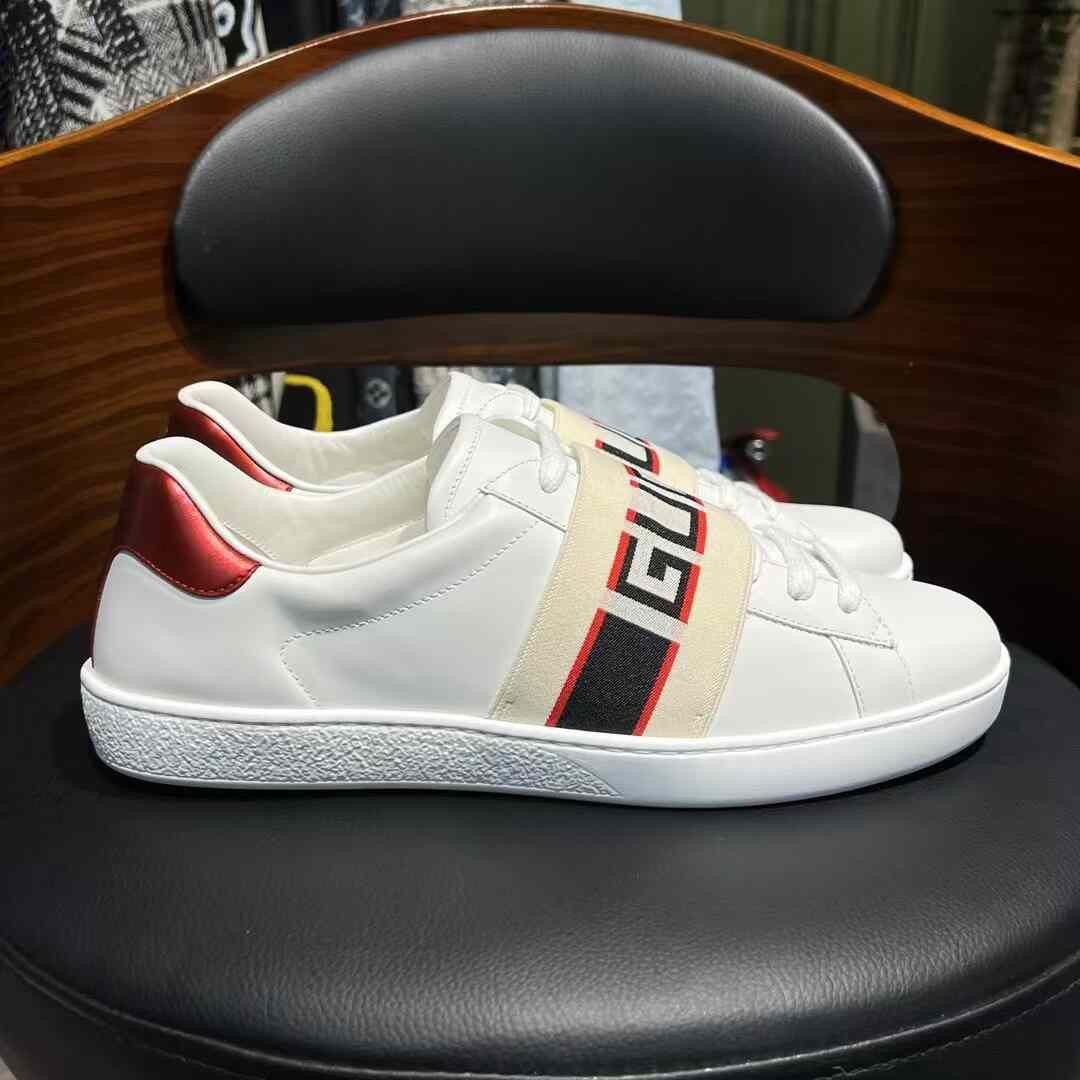 Gucci Gucci Red Lowtop Sneakers 10.5 Men Size US 10.5 / EU 43-44 - 6 Thumbnail