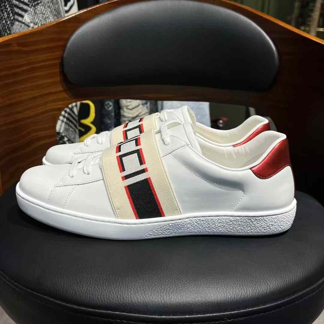 Gucci Gucci Red Lowtop Sneakers 10.5 Men Size US 10.5 / EU 43-44 - 4 Thumbnail