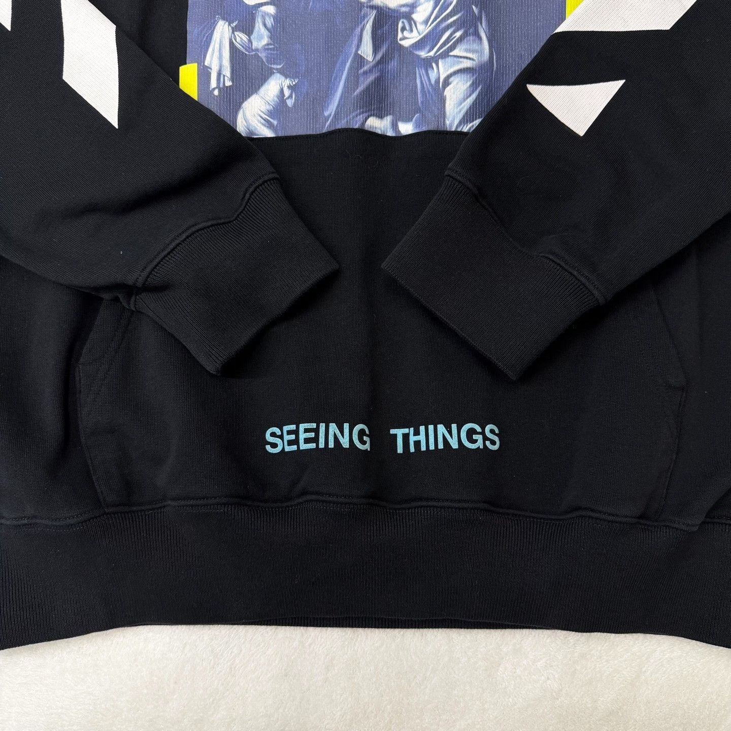 Off-White Off-White Printed Graphic Black Hoodie L Men Size US L / EU 52-54 / 3 - 2 Thumbnail
