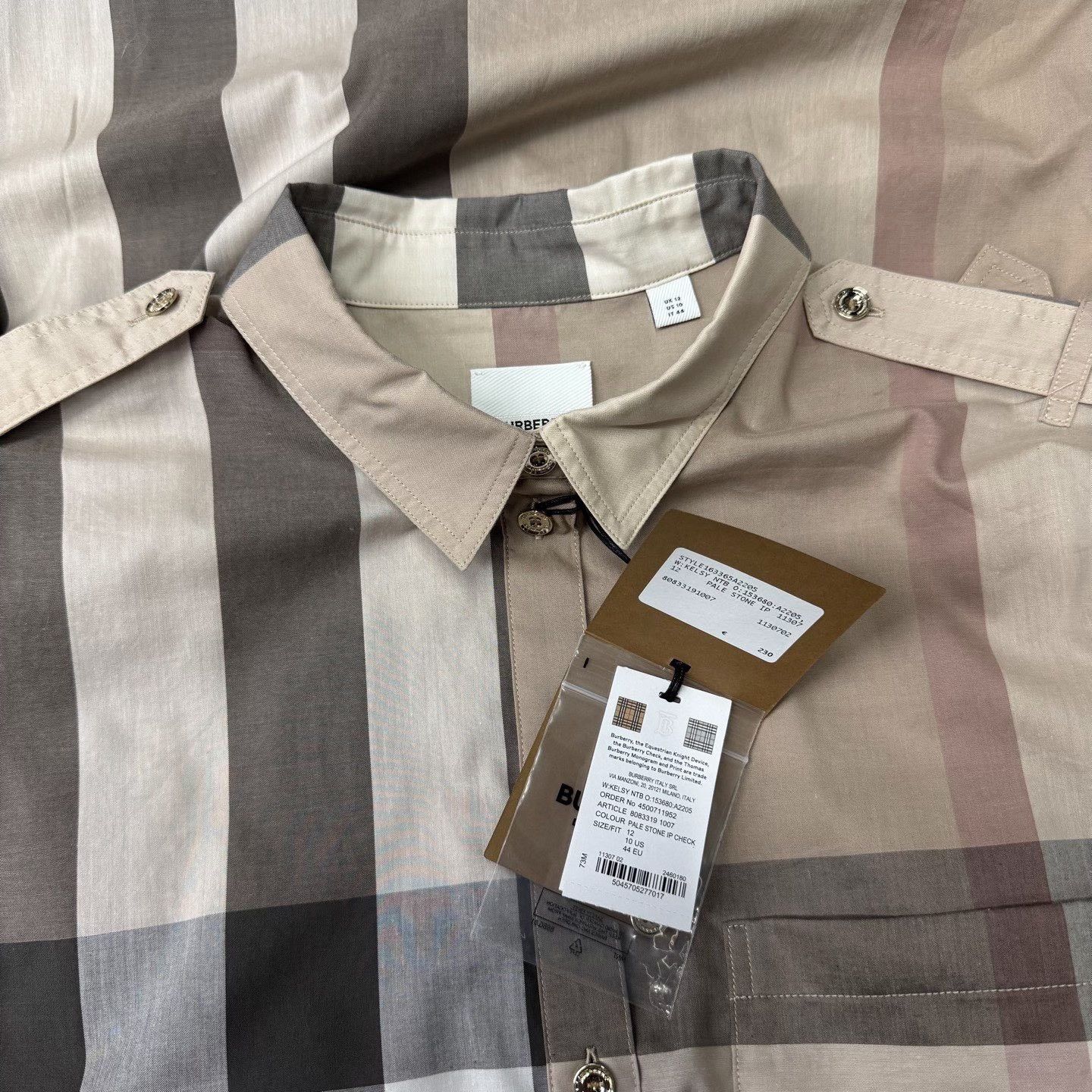 Burberry Burberry Plaid T-Shirt M Women Size M / US 6-8 / IT 42-44 - 3 Thumbnail