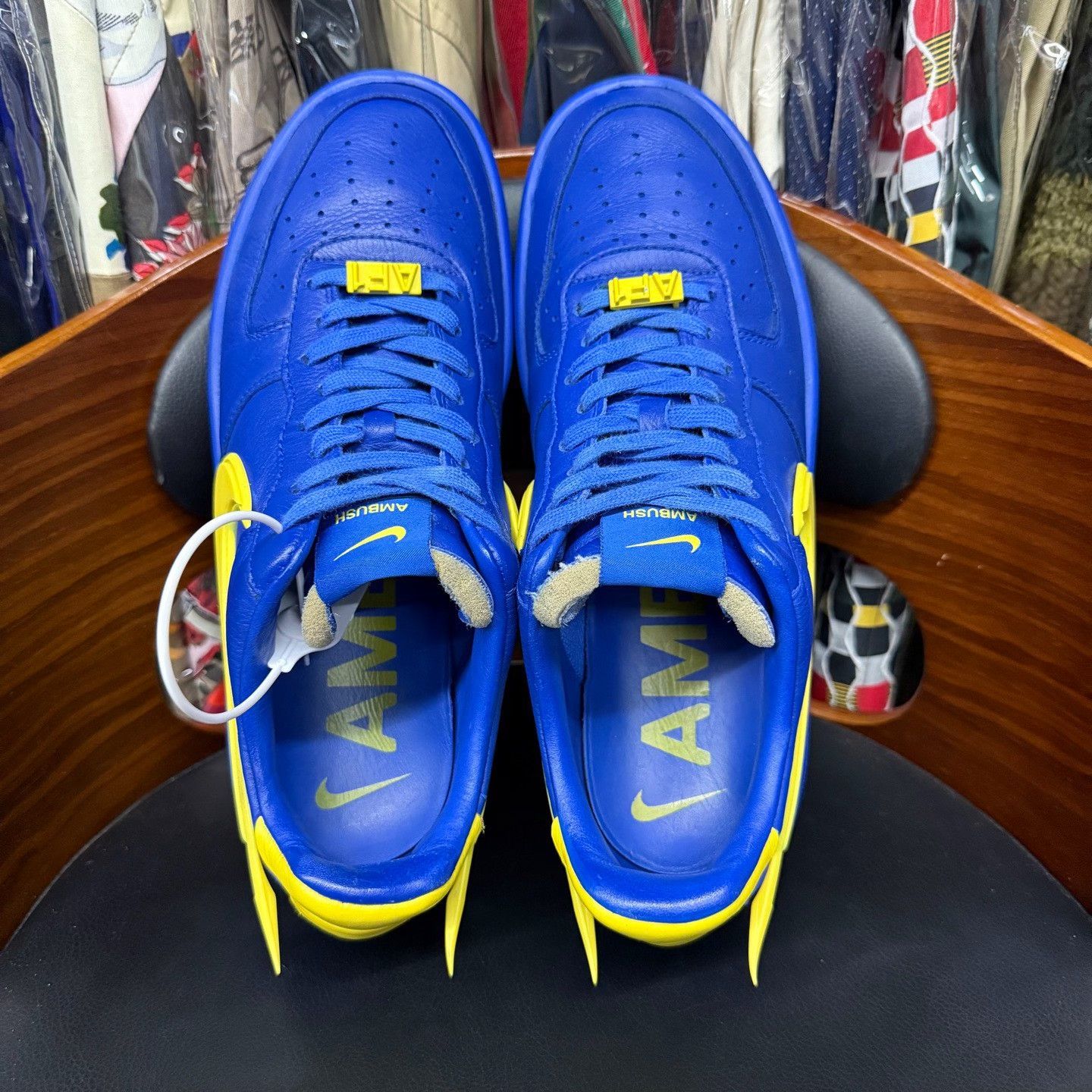 Nike Ambush AF1 Collab Yellow Lowtop Sneakers 43 Men Size US 10 / EU 43 - 8 Thumbnail