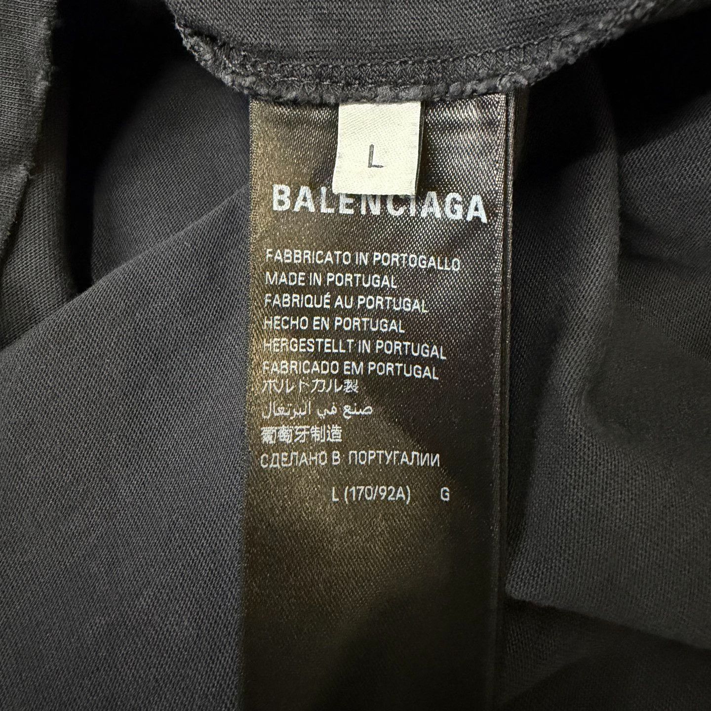 Balenciaga Balenciaga T-Shirt L Men Size US L / EU 52-54 / 3 - 3 Thumbnail