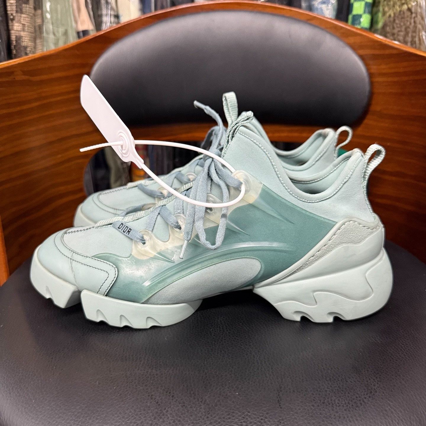 Dior Dior Blue Lowtop Sneakers us_7-5 Women Size US 7.5 / IT 37.5 - 6 Thumbnail