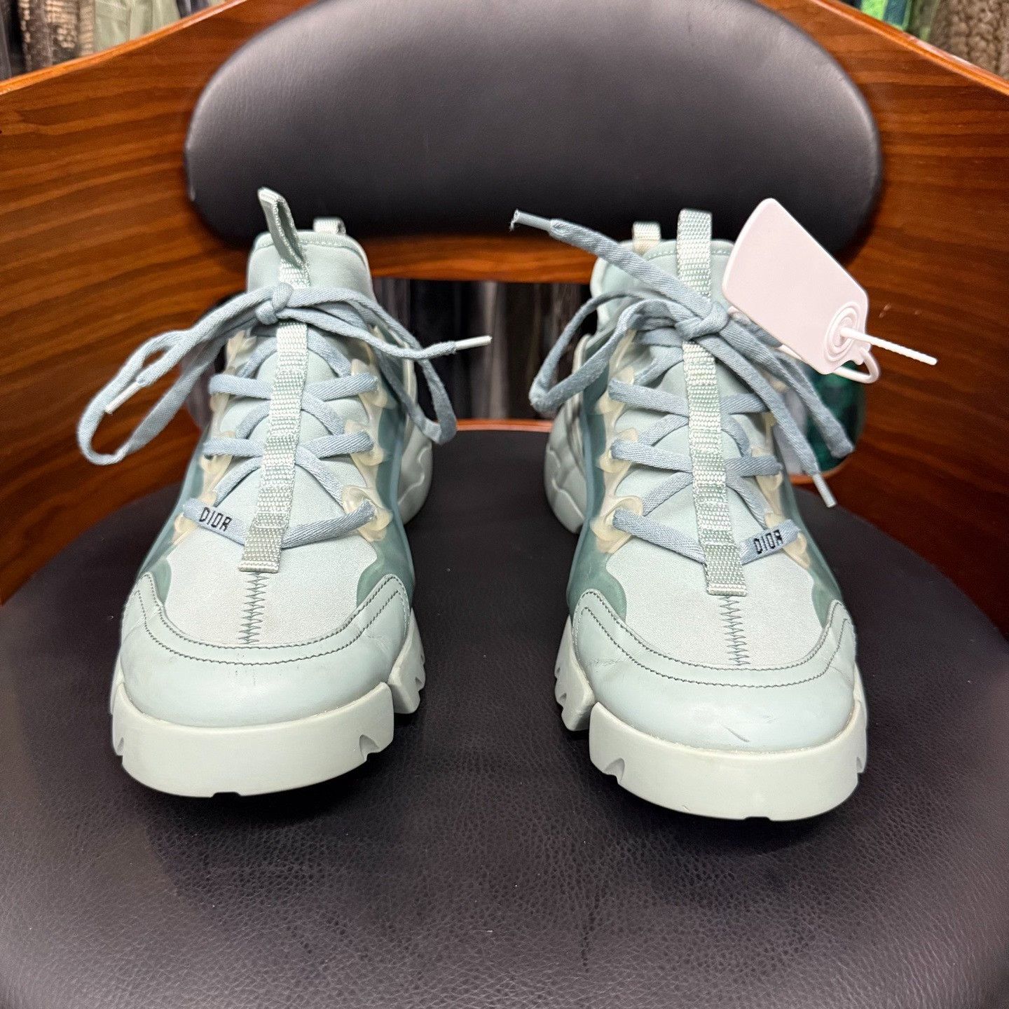 Dior Dior Blue Lowtop Sneakers us_7-5 Women Size US 7.5 / IT 37.5 - 2 Thumbnail