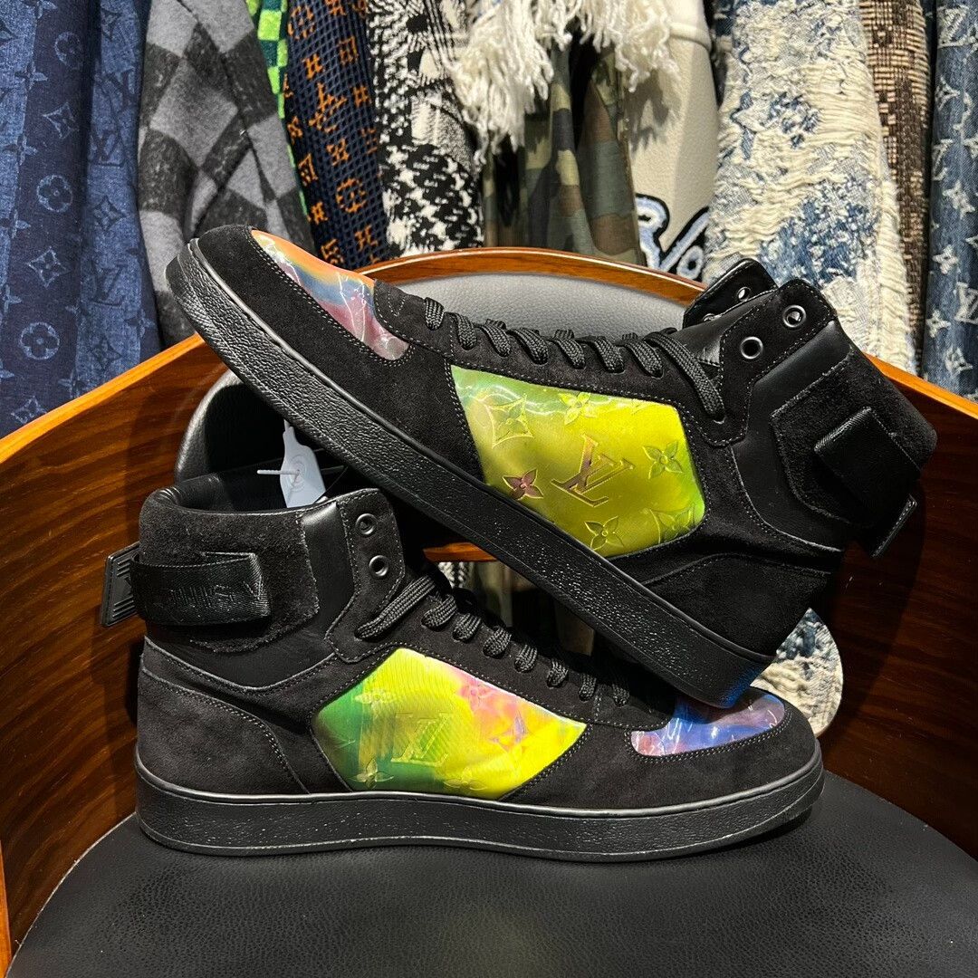 Louis Vuitton Louis Vuitton Retro Black Lowtop Sneakers 10 Men Size US 10 / EU 43 - 7 Thumbnail