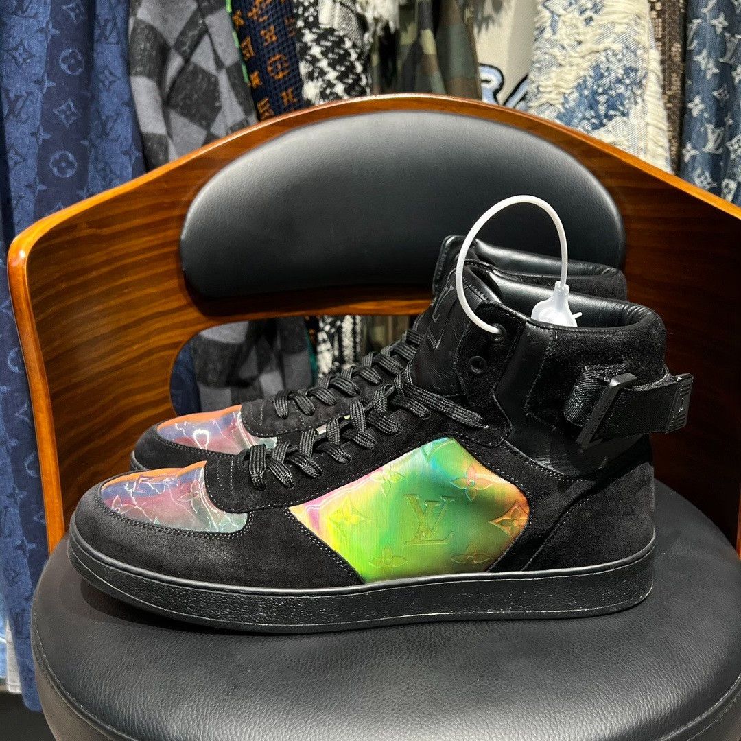 Louis Vuitton Louis Vuitton Retro Black Lowtop Sneakers 10 Men Size US 10 / EU 43 - 6 Thumbnail