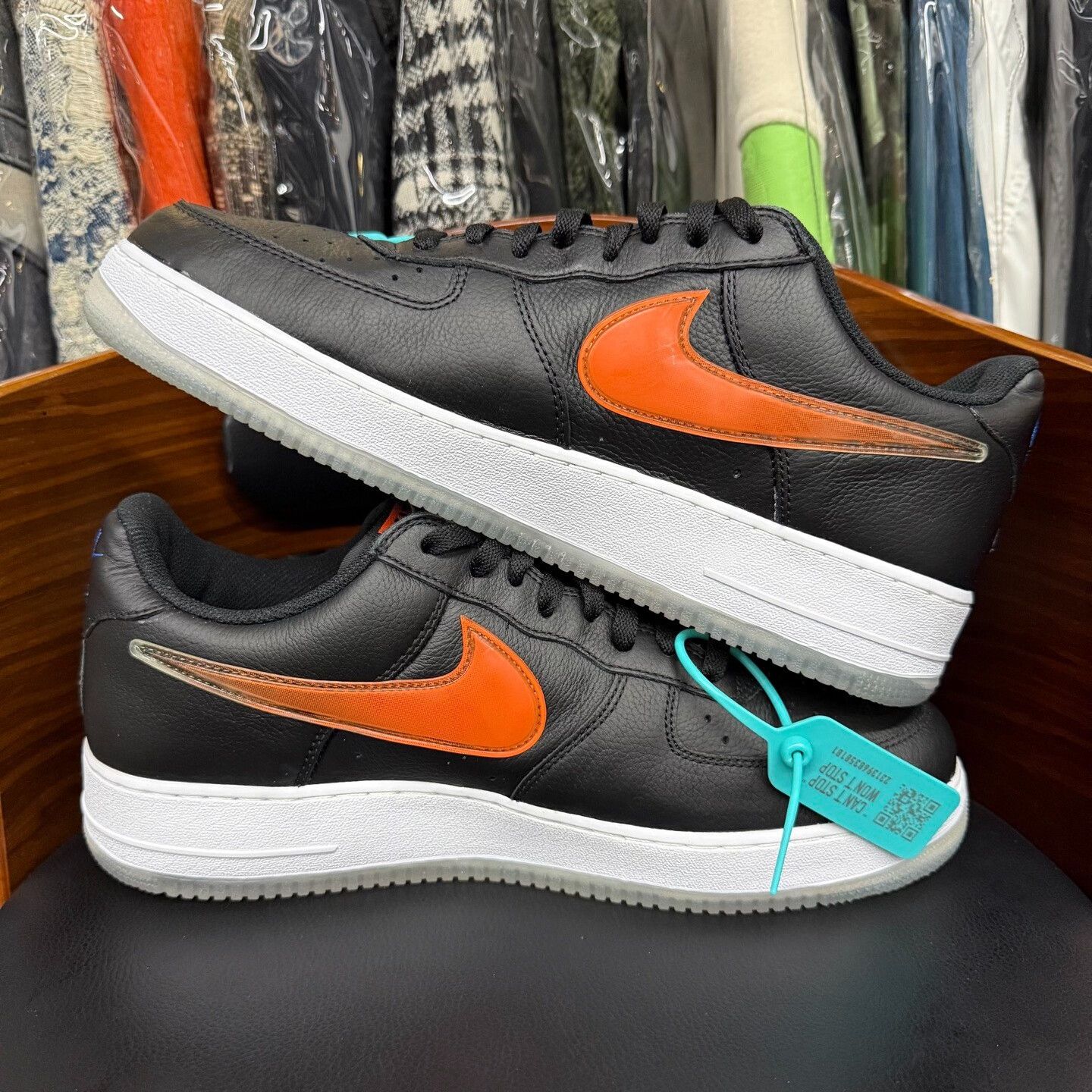 Nike Nike AF1 Collab Blue Lowtop Sneakers 14 Men Size US 14 / EU 47 - 7 Thumbnail
