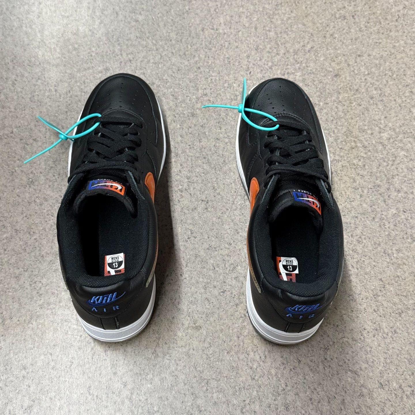 Nike Nike AF1 Collab Blue Lowtop Sneakers 14 Men Size US 14 / EU 47 - 5 Thumbnail