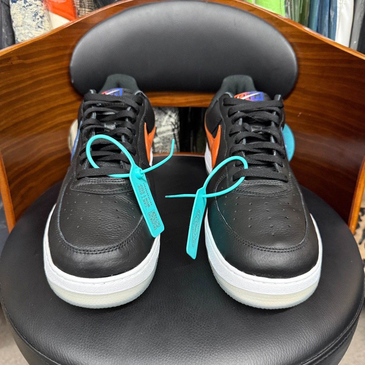 Nike Nike AF1 Collab Blue Lowtop Sneakers 14 Men Size US 14 / EU 47 - 2 Thumbnail