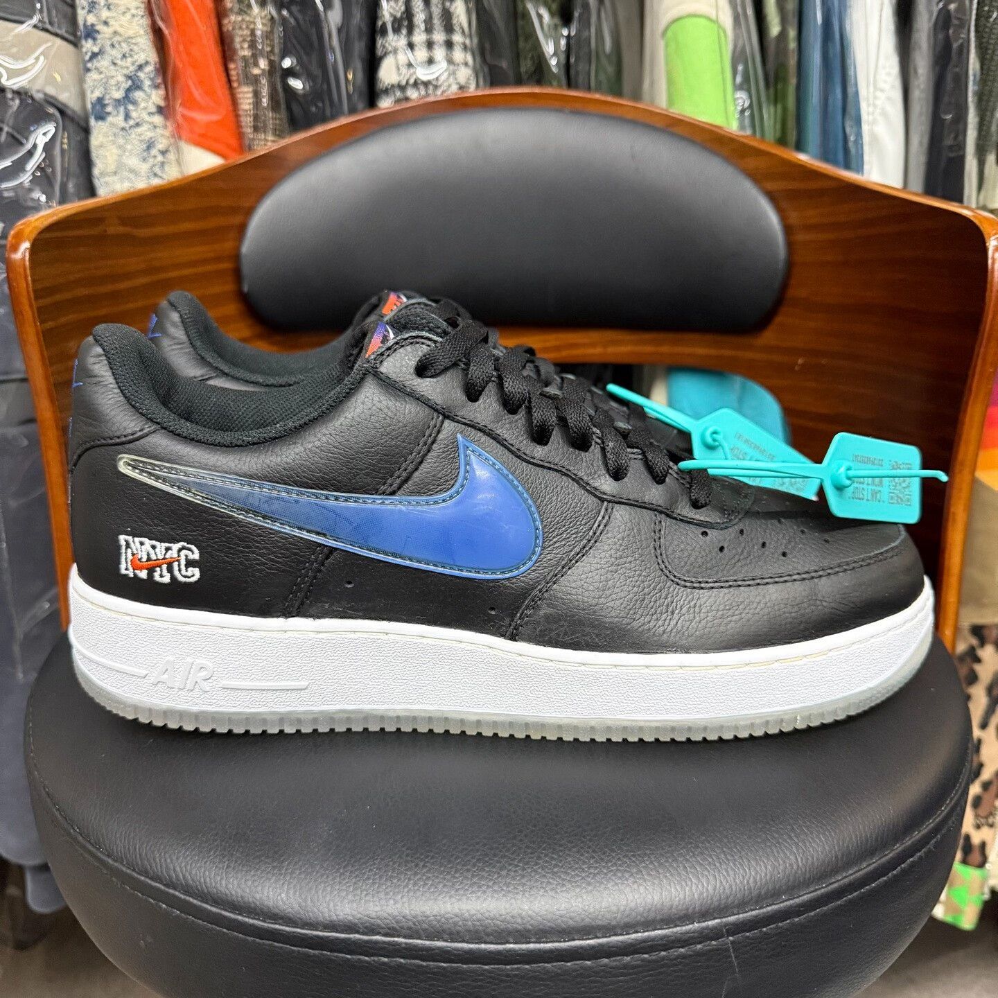 Nike Nike AF1 Collab Blue Lowtop Sneakers 14 Men Size US 14 / EU 47 - 4 Thumbnail