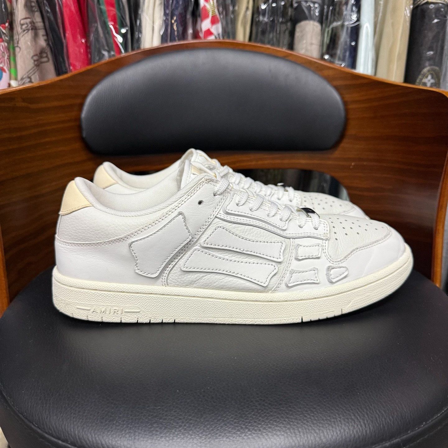 Amiri Amiri White Lowtop Sneakers 10.5 Men Size US 10.5 / EU 43-44 - 4 Thumbnail