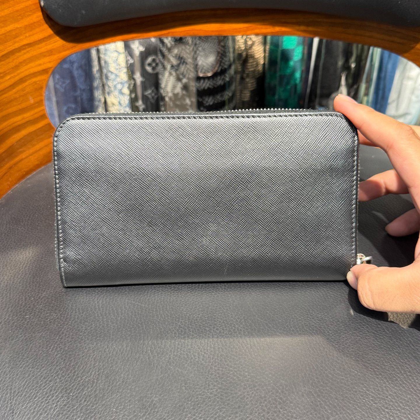 Prada Prada Long Black Wallet one size Men Size ONE SIZE - 2 Thumbnail
