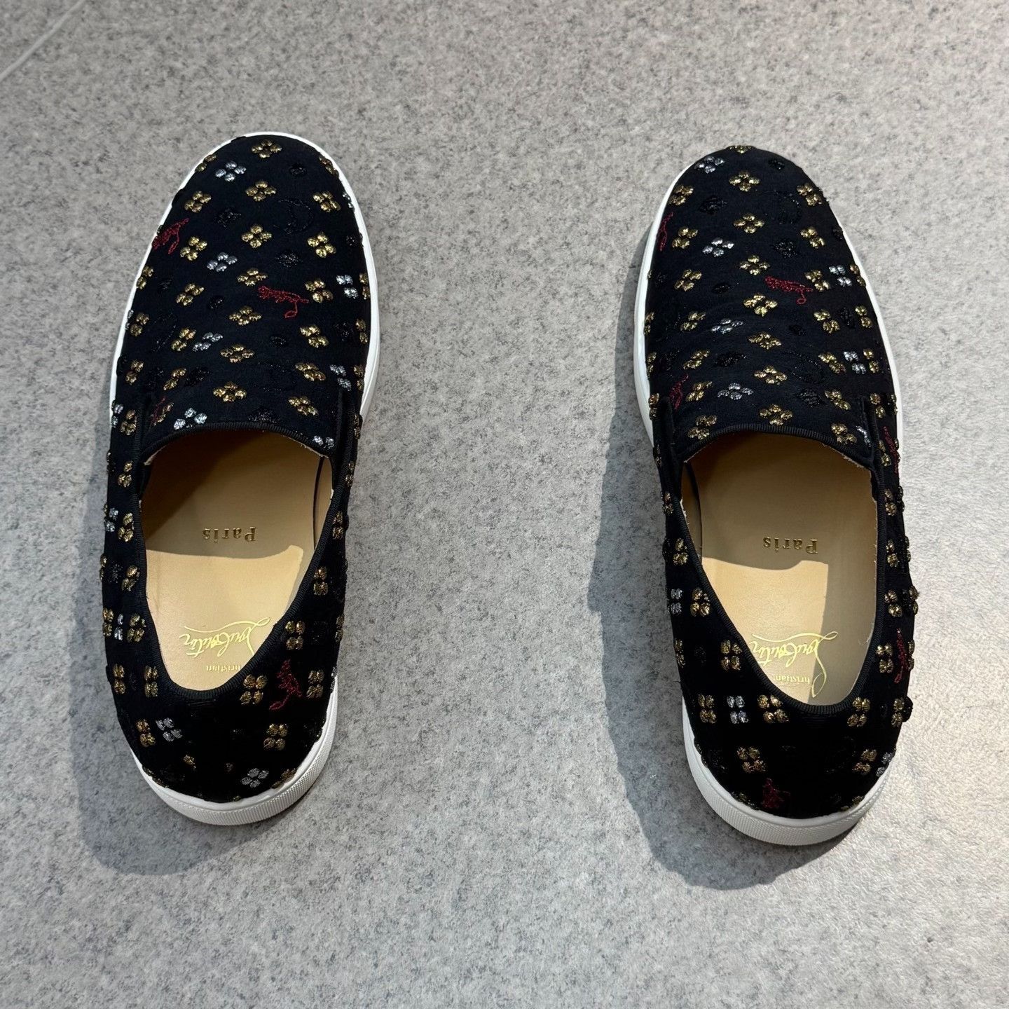 Christian Louboutin Christian Louboutin Red Lowtop Sneakers 10.5 Men Size US 10.5 / EU 43-44 - 8 Thumbnail