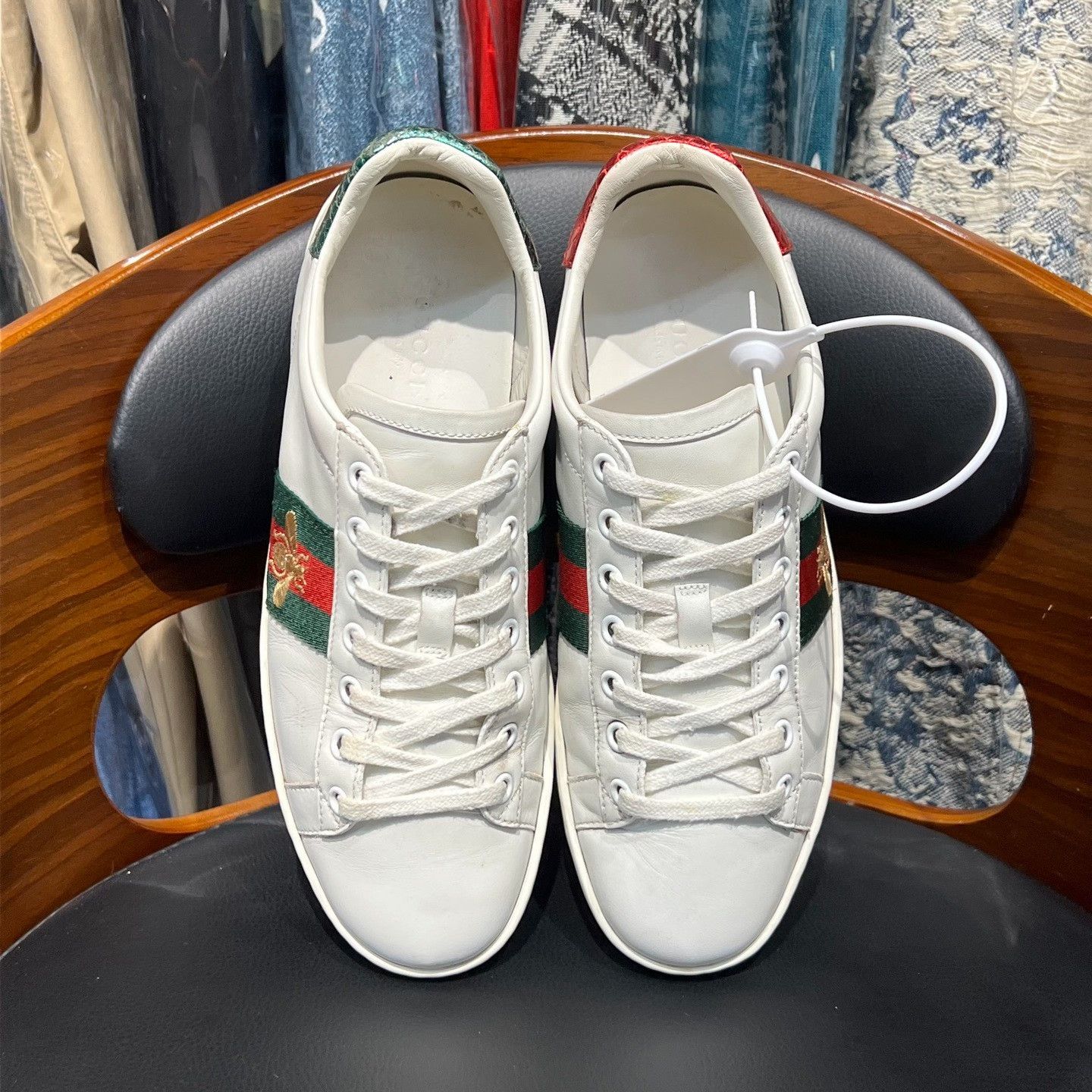 Gucci Gucci White Lowtop Sneakers us_6-5 Women Size US 6.5 / IT 36.5 - 5 Thumbnail