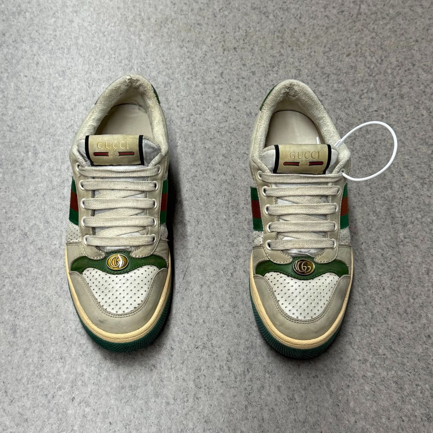 Gucci Gucci Green Lowtop Sneakers us_6-5 Women Size US 6.5 / IT 36.5 - 5 Thumbnail