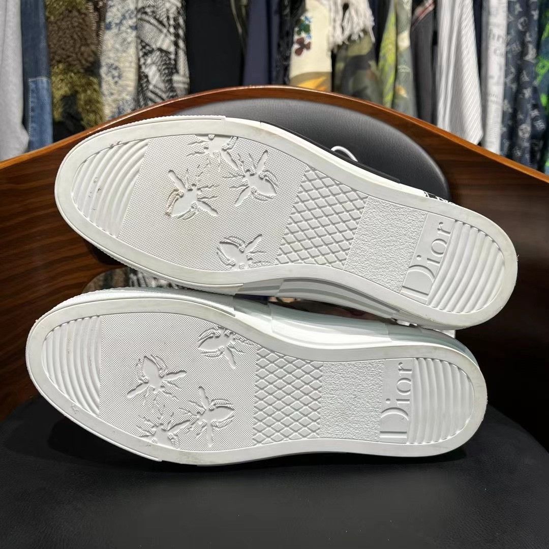 Dior Dior Collab White Hitop Sneakers 9 Men Size US 9 / EU 42 - 8 Thumbnail