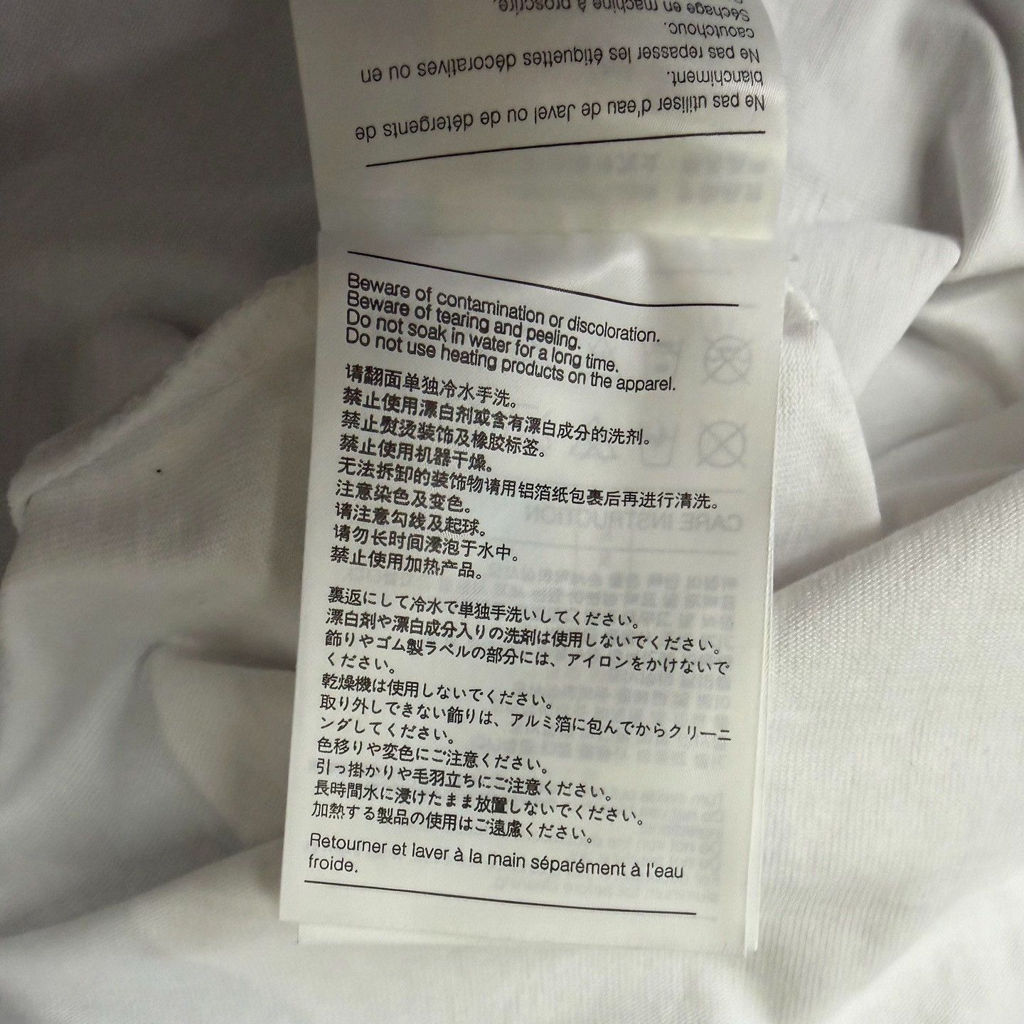 WE11DONE We11done White T-Shirt m Men Size US M / EU 48-50 / 2 - 4 Thumbnail