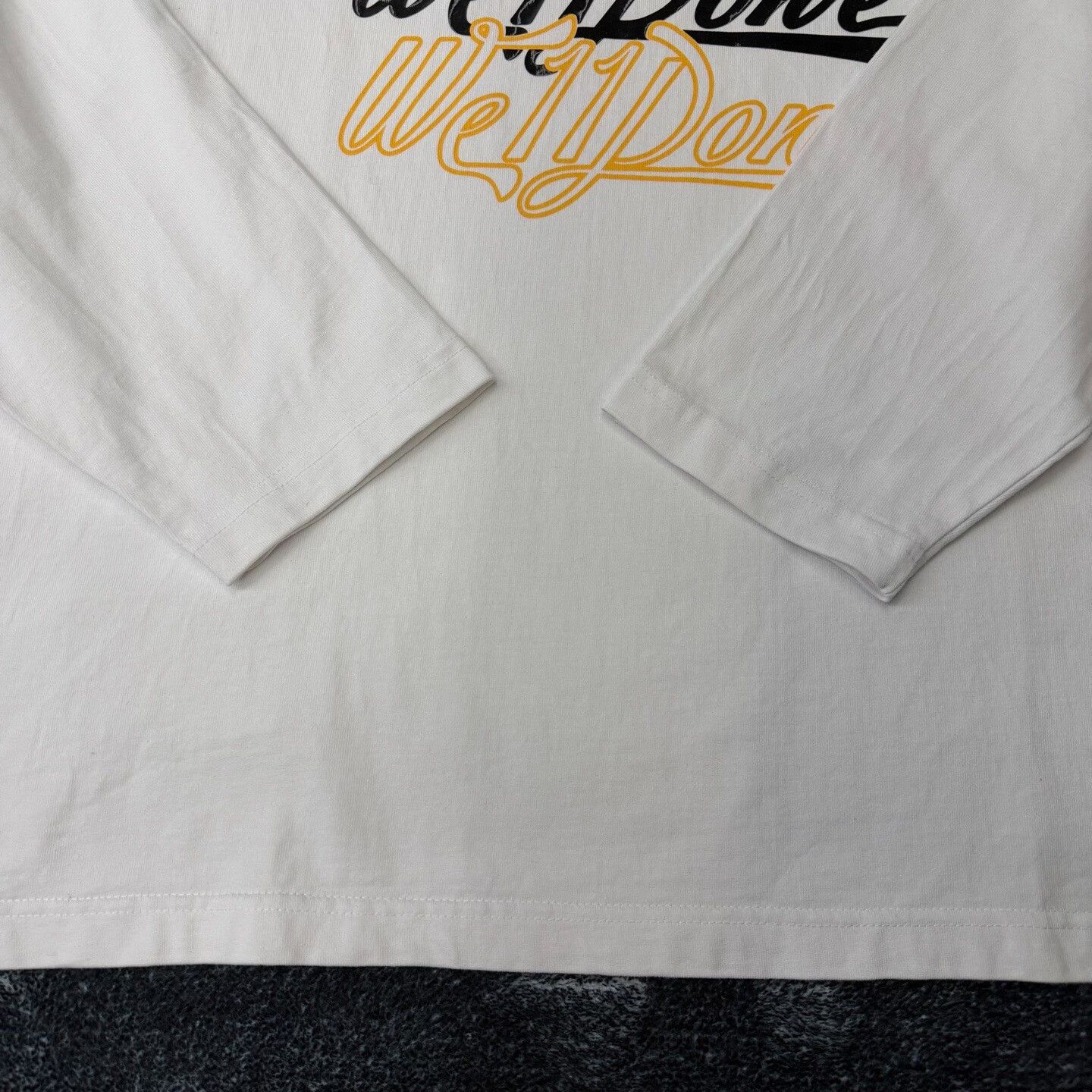 WE11DONE We11done White T-Shirt m Men Size US M / EU 48-50 / 2 - 2 Thumbnail