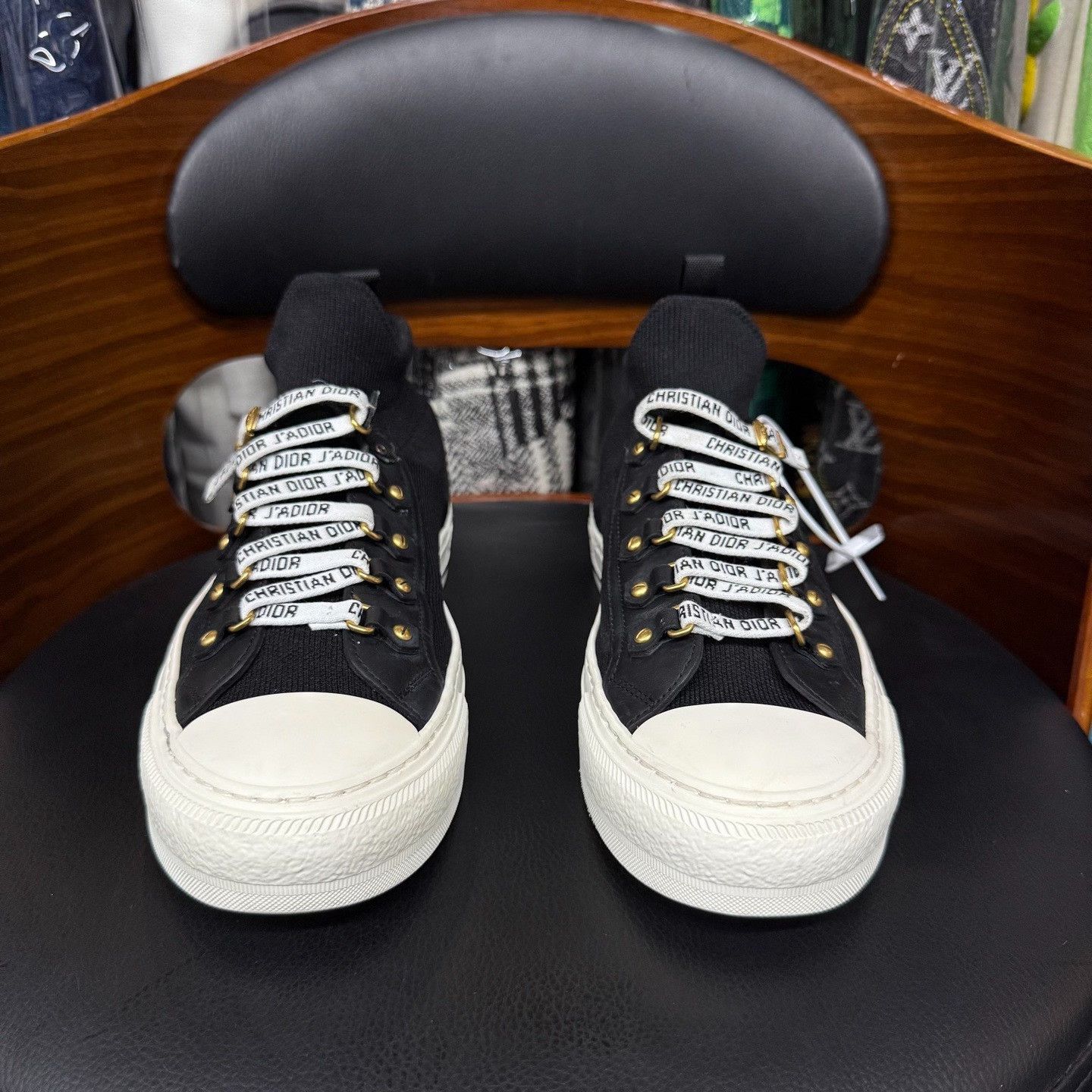 Dior Dior Black Lowtop Sneakers 6.5 Men Size US 6.5 / EU 39-40 - 2 Thumbnail