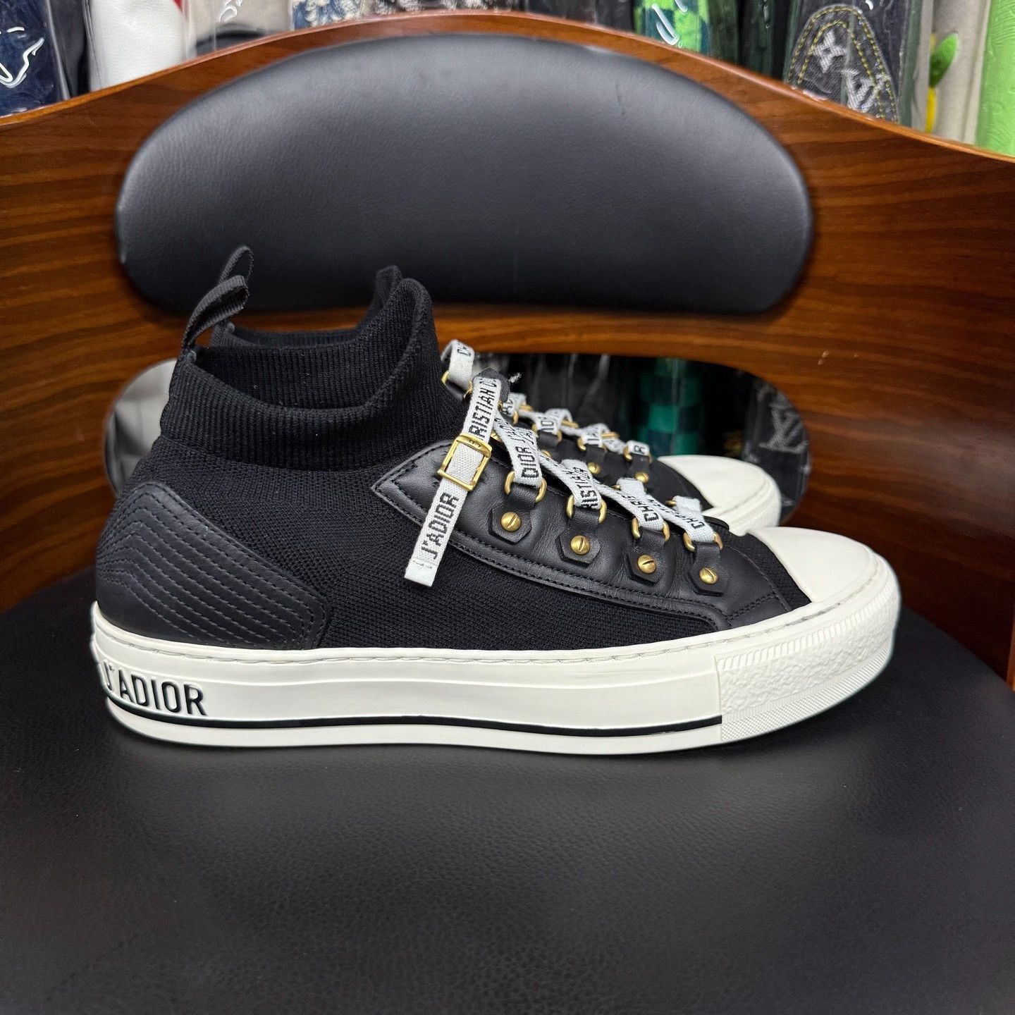 Dior Dior Black Lowtop Sneakers 6.5 Men Size US 6.5 / EU 39-40 - 4 Thumbnail
