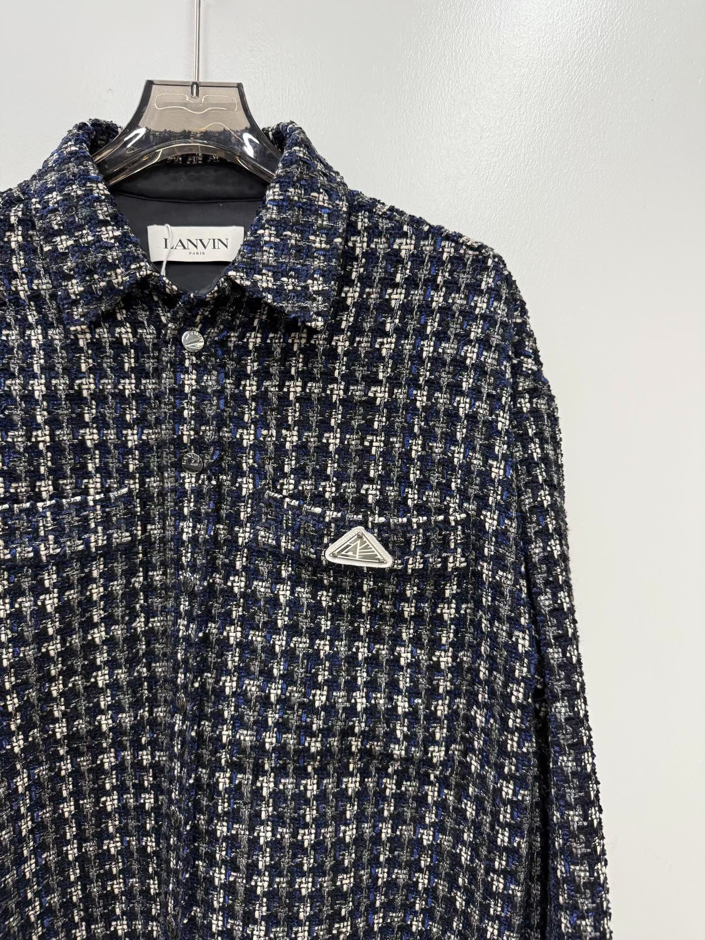 Lanvin Lanvin Blue Light Jacket m Men Size US M / EU 48-50 / 2 - 2 Thumbnail