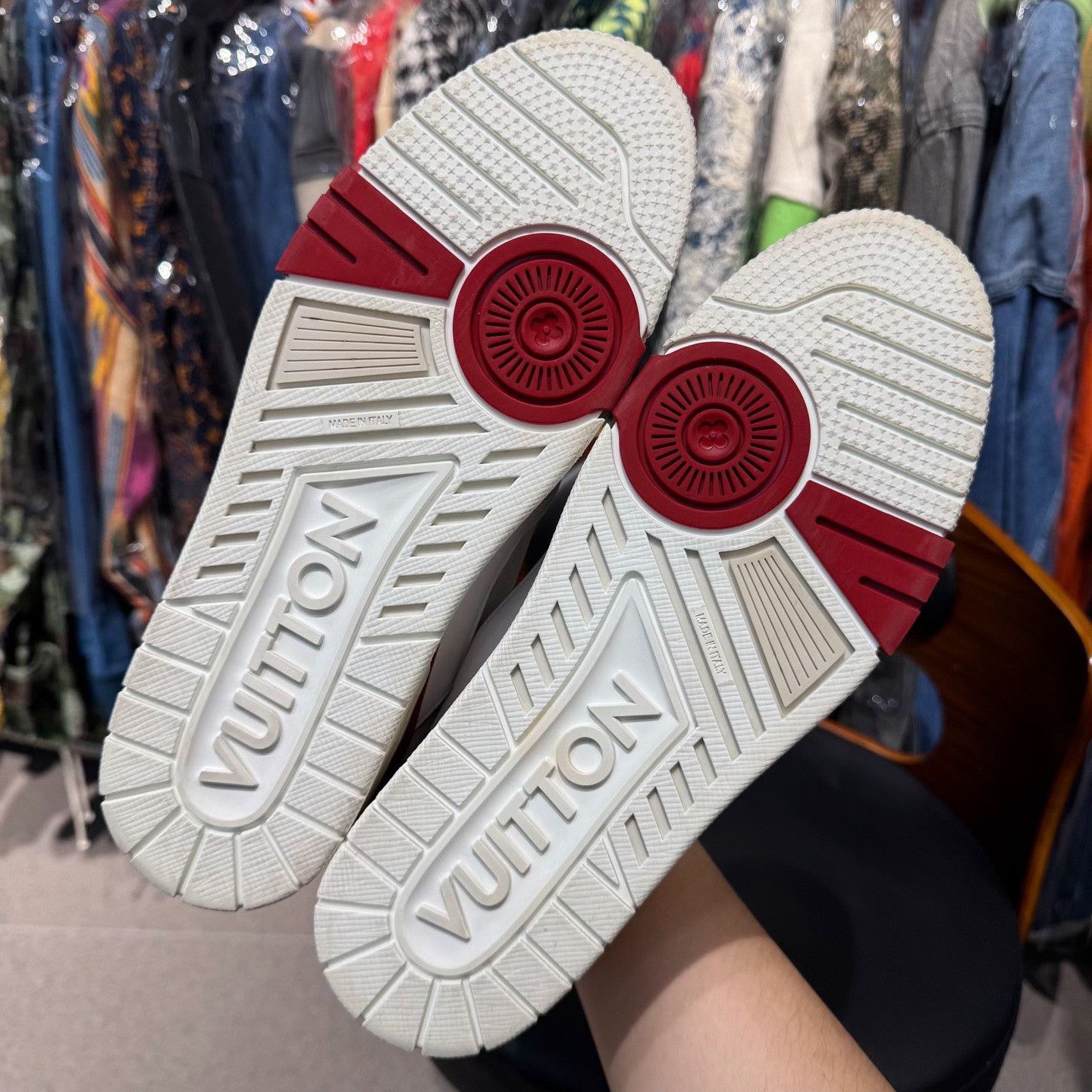 Louis Vuitton Louis Vuitton Training Red Lowtop Sneakers 9.5 Men Size US 9.5 / EU 42-43 - 9 Thumbnail