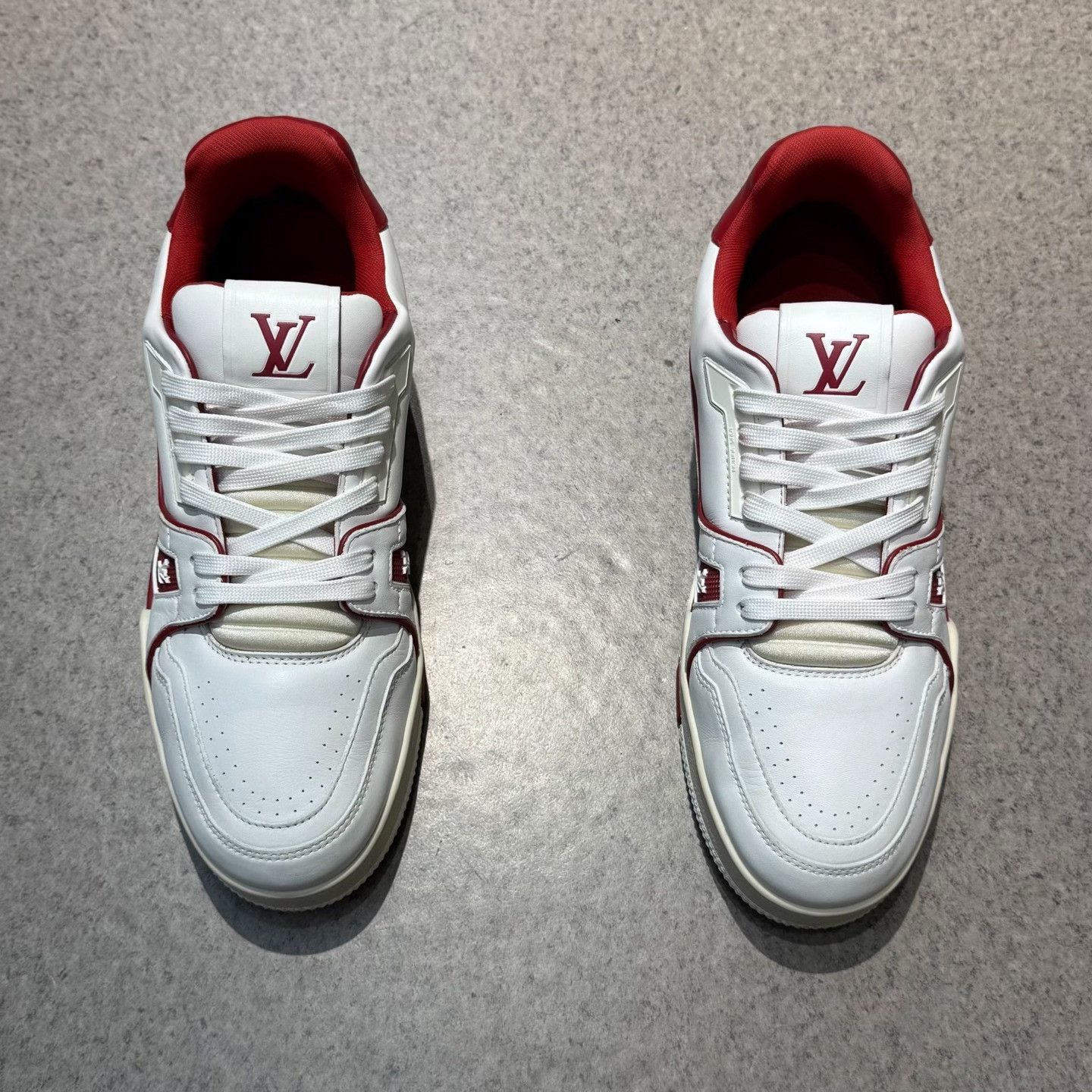 Louis Vuitton Louis Vuitton Training Red Lowtop Sneakers 9.5 Men Size US 9.5 / EU 42-43 - 5 Thumbnail