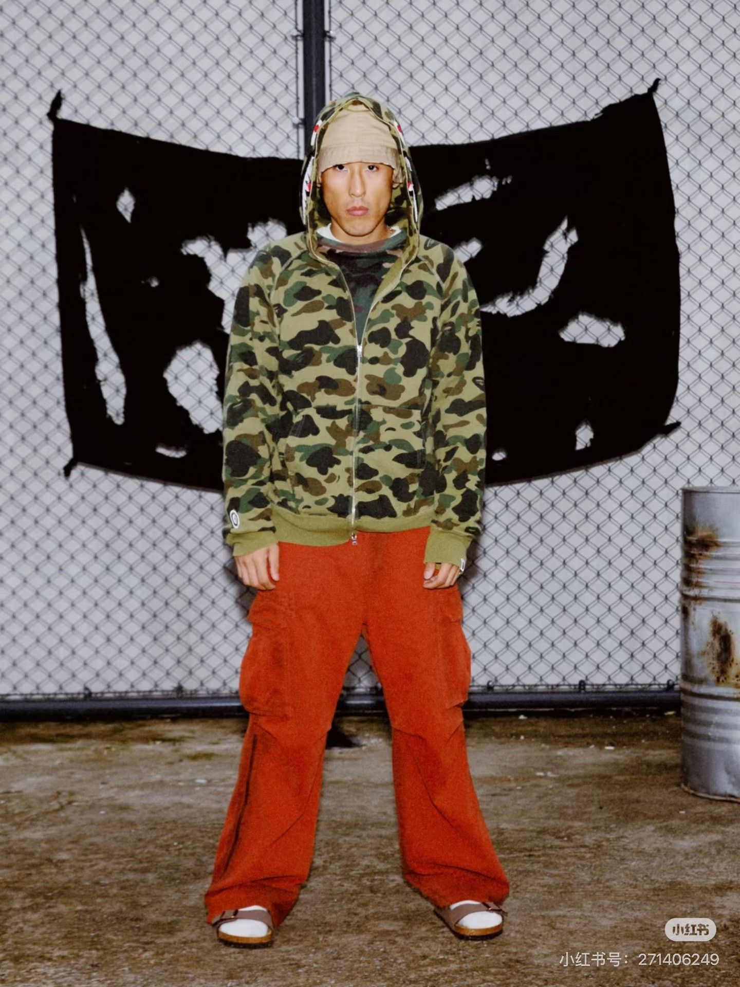 Bape Bape Shark Camo Green Light Jacket xl Men Size US XL / EU 56 / 4 - 6 Thumbnail