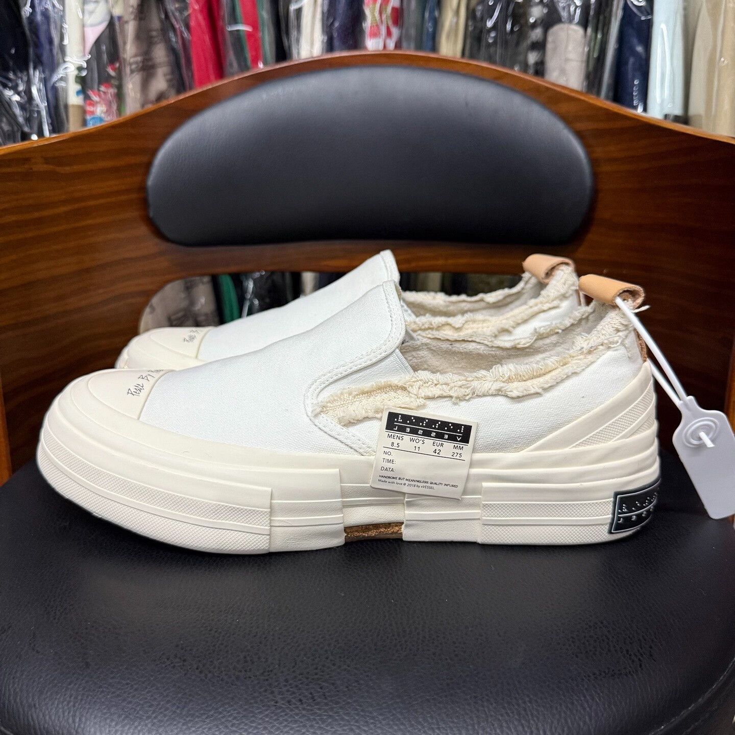 Yohji Yamamoto Yohji Yamamoto White Lowtop Sneakers 9 Men Size US 9 / EU 42 - 6 Thumbnail