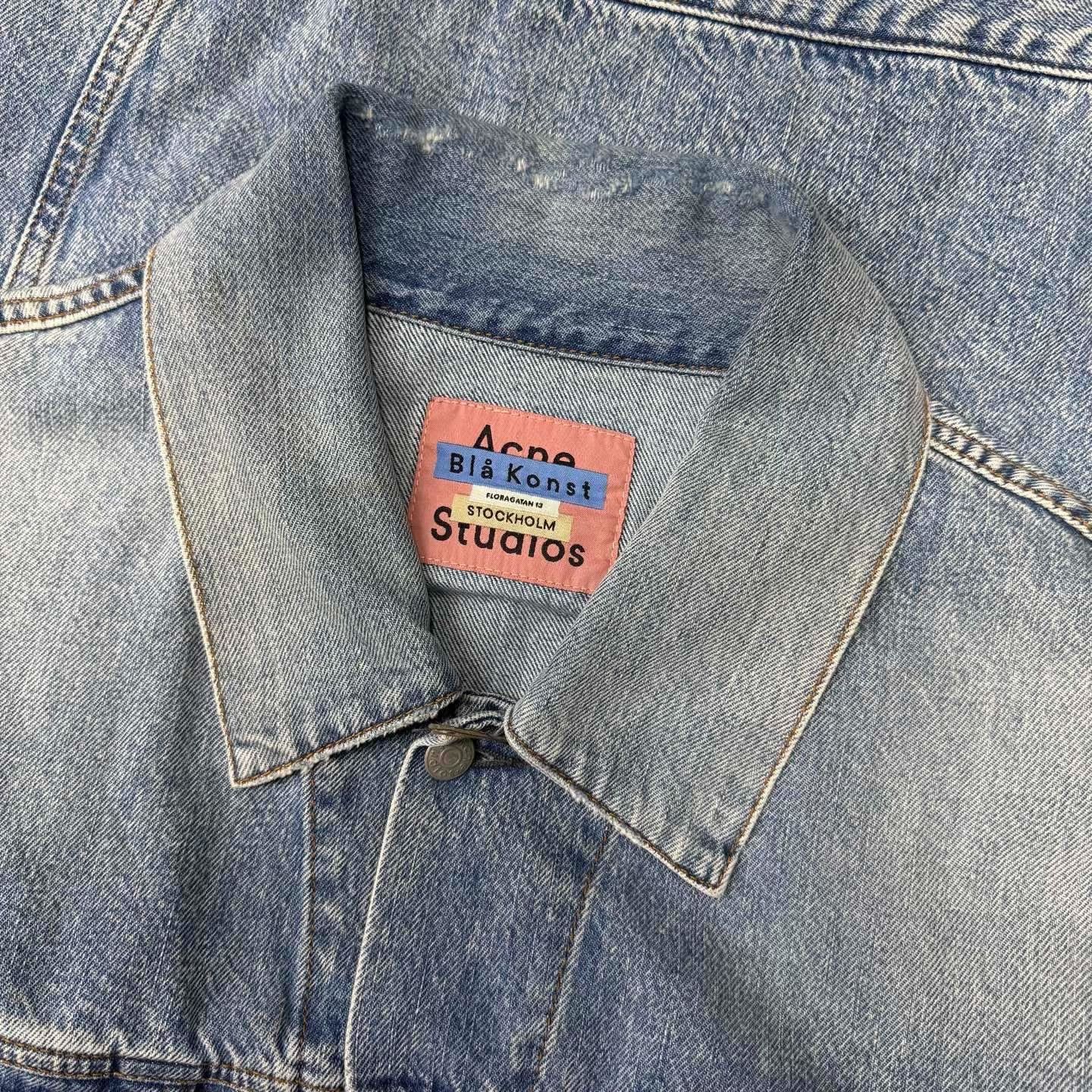 Acne Studios Acne Studios Denim Blue Light Jacket xs Men Size US XS / EU 42 / 0 - 5 Thumbnail