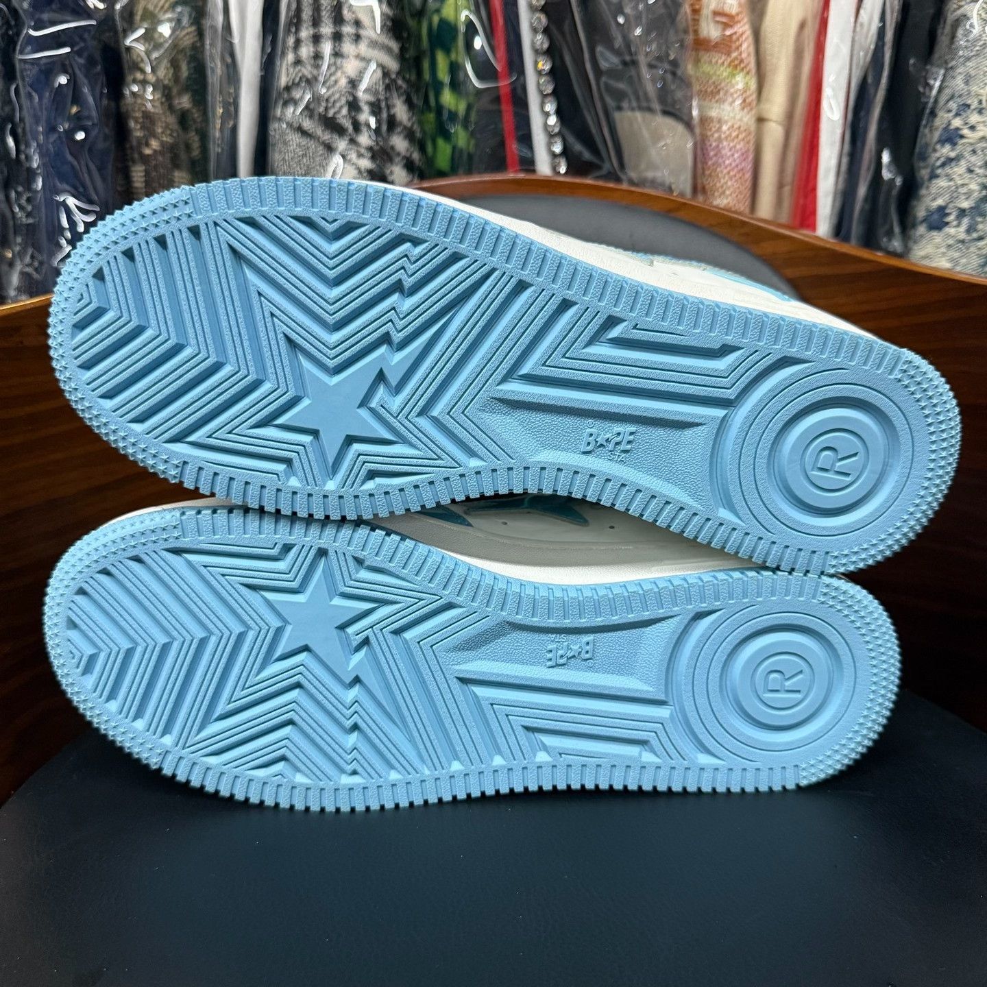 Bape Bape Patent Blue Lowtop Sneakers 10.5 Men Size US 10.5 / EU 43-44 - 8 Thumbnail