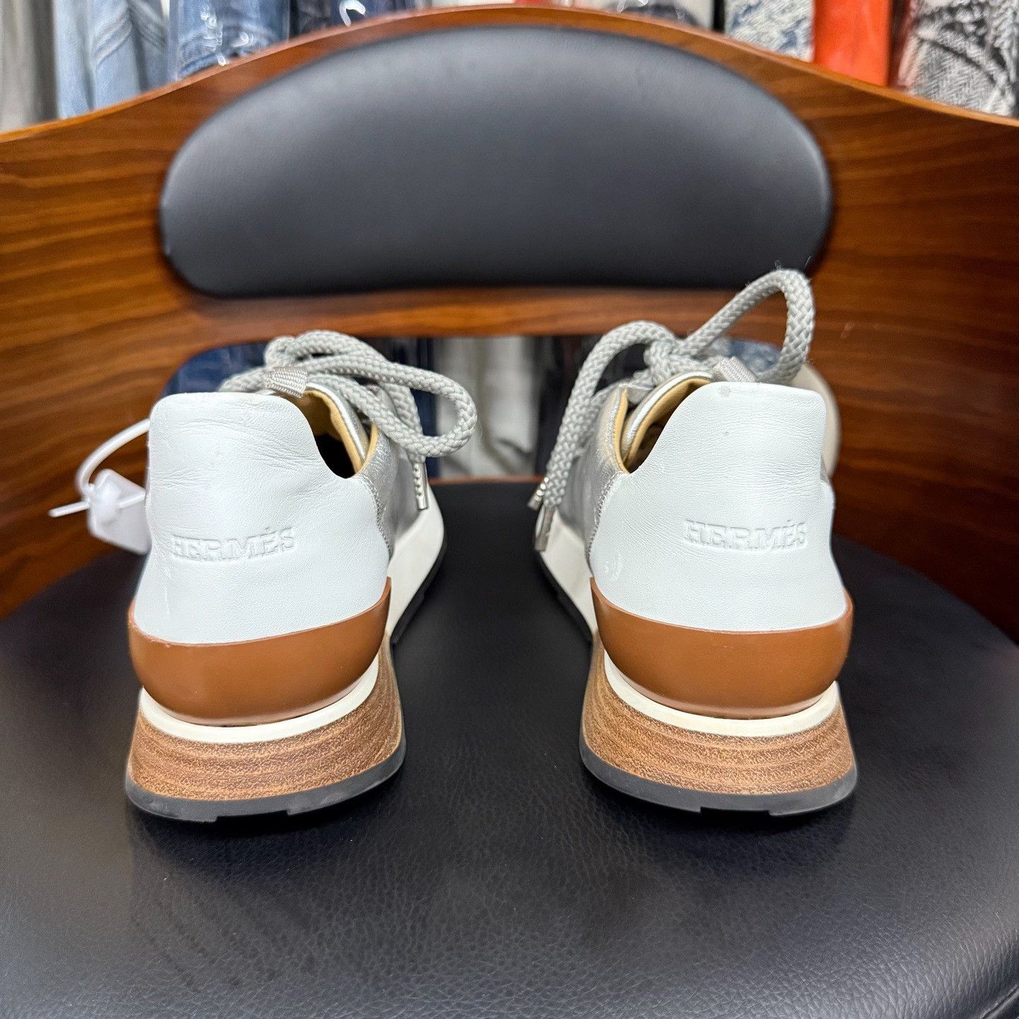Hermes Hermes Multi Lowtop Sneakers us_6-5 Women Size US 6.5 / IT 36.5 - 3 Thumbnail