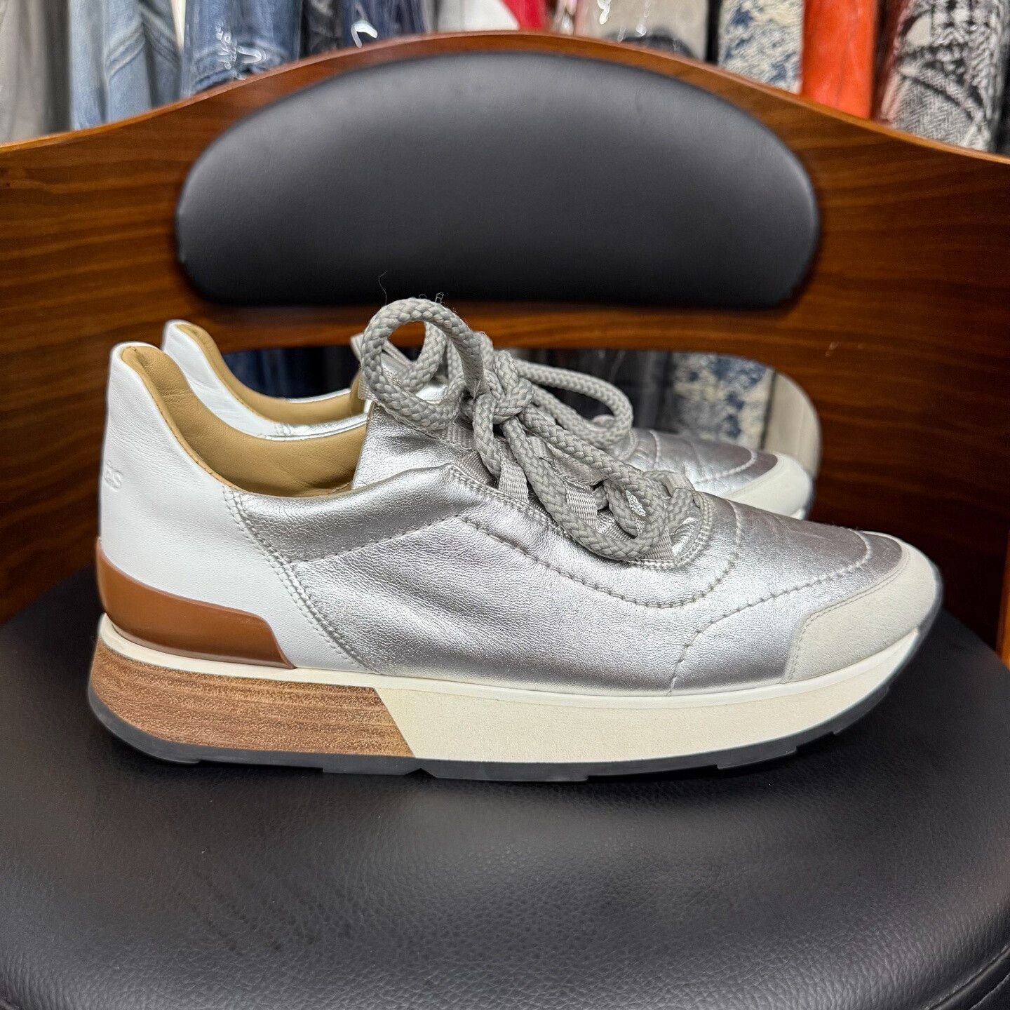 Hermes Hermes Multi Lowtop Sneakers us_6-5 Women Size US 6.5 / IT 36.5 - 4 Thumbnail